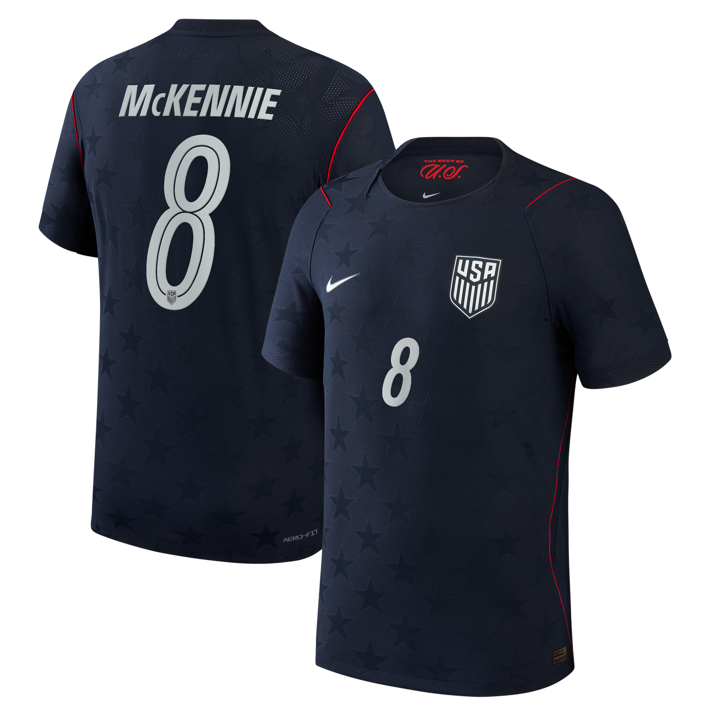 Weston McKennie USMNT 2026 Away Match Jersey - Blue