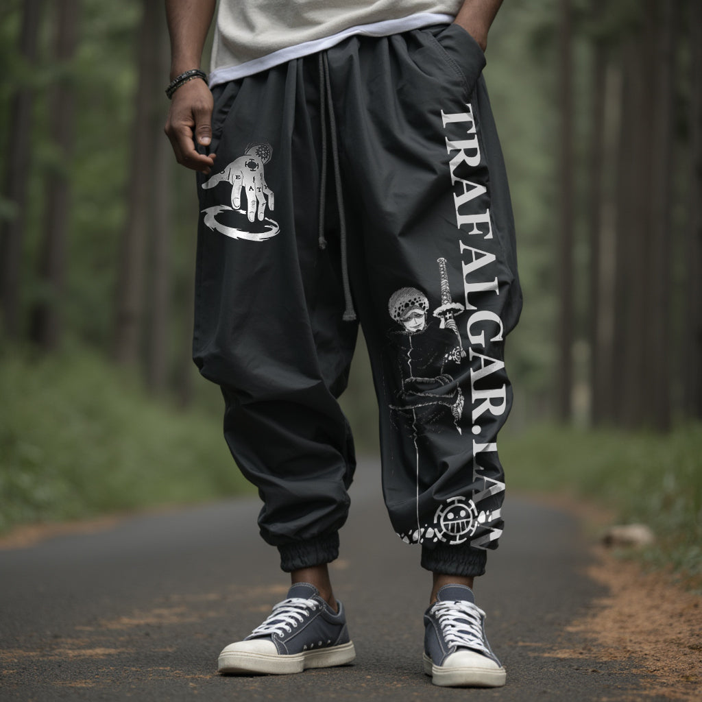 Men's Casual Anime Print Pencil Pants