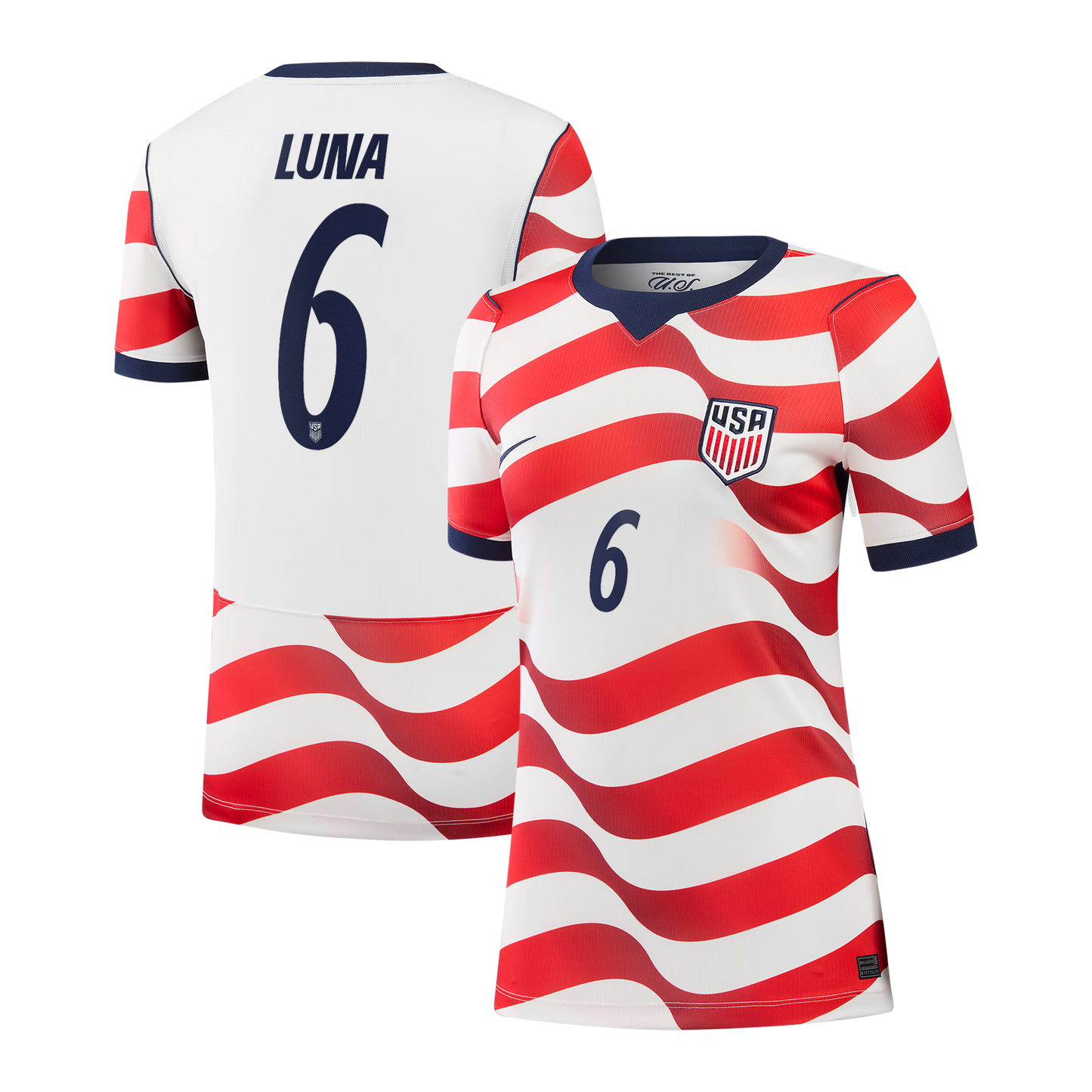 Diego Luna USMNT Women's 2026 Home Stadium Replica Jersey - White