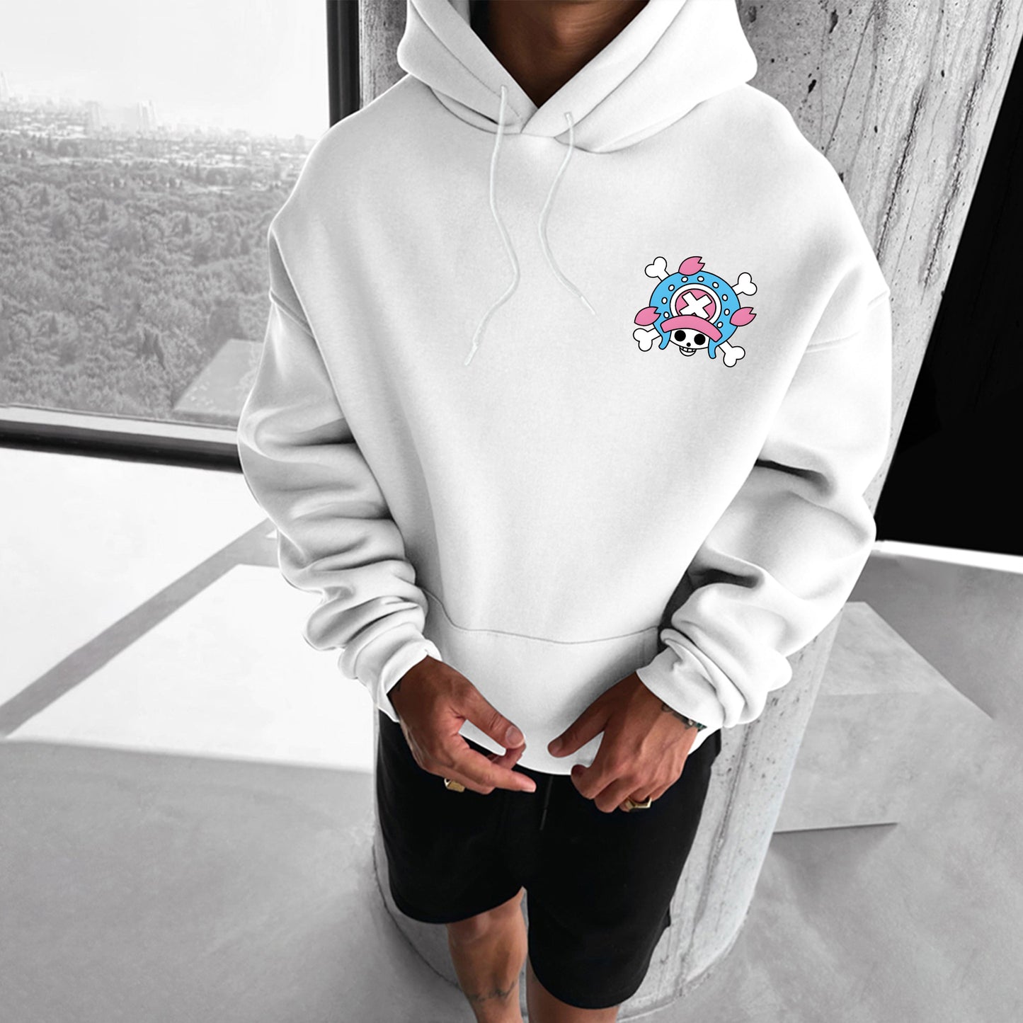 Unisex Anime Graphic Streetwear Vintage Hoodie