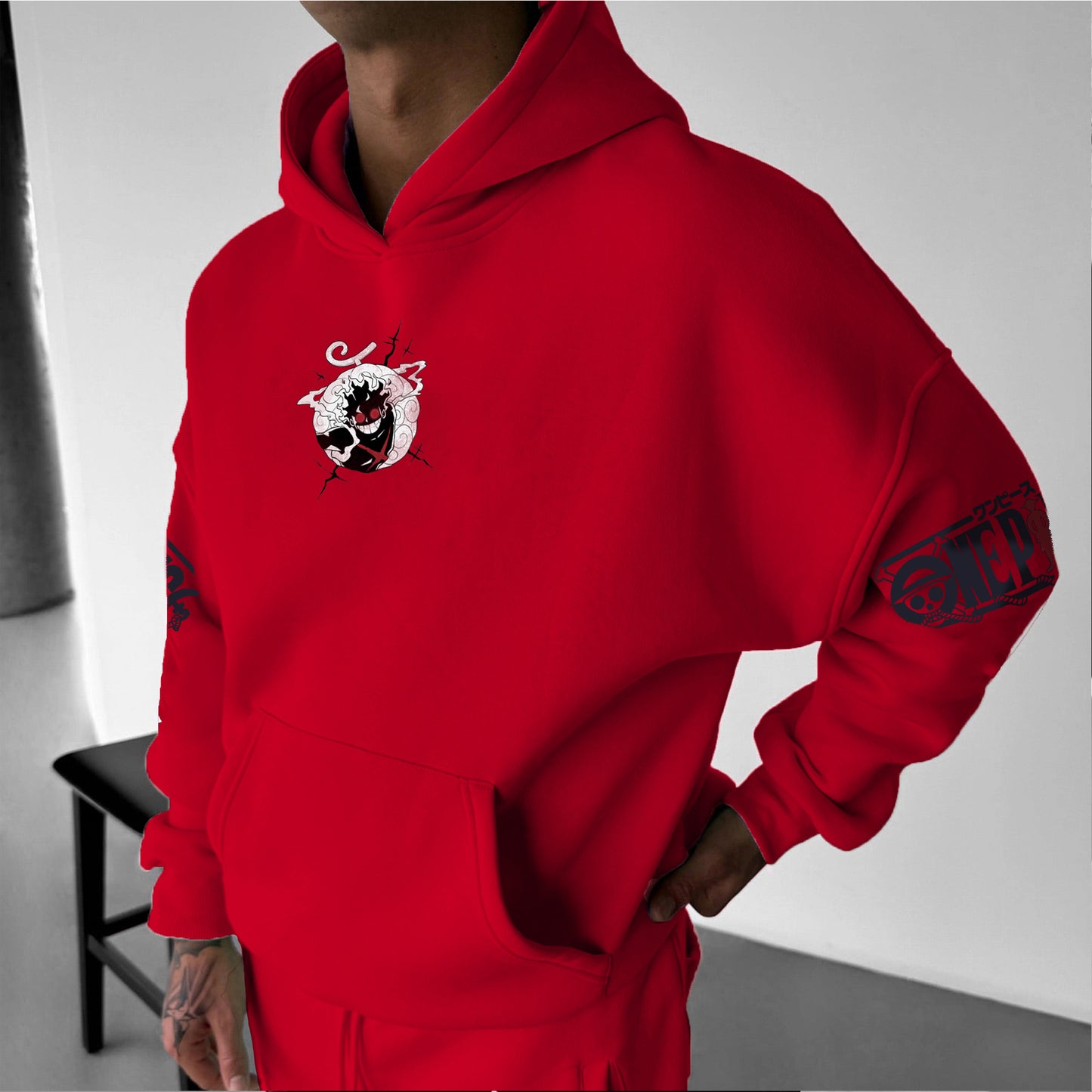 Unisex Anime Graphic Streetwear Vintage Hoodie