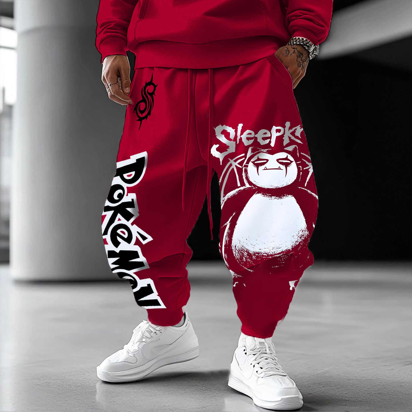 Pokémon Unisex Casual Anime Streetwear Pants