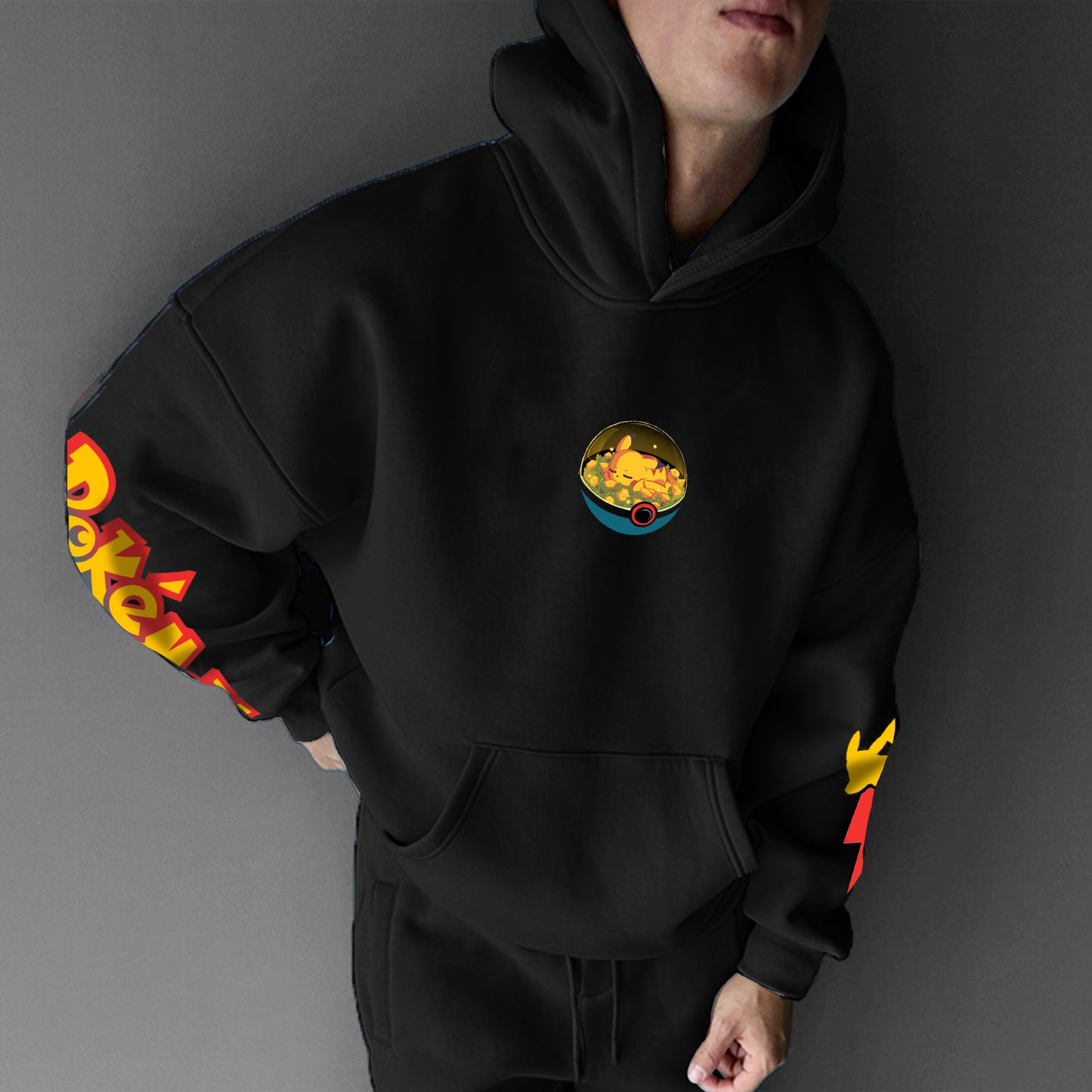 Pokémon Unisex Anime Graphic Streetwear Vintage Hoodie