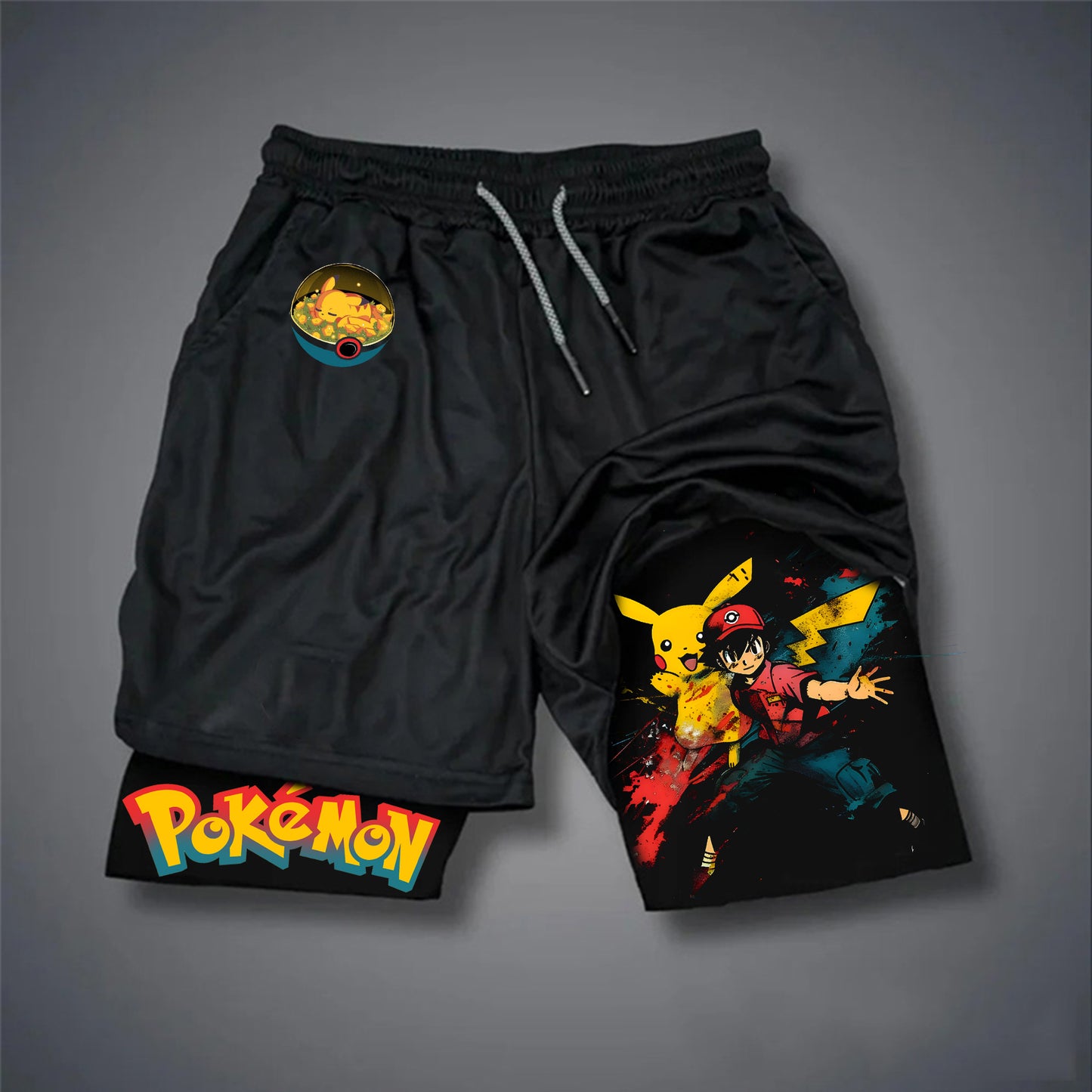 Pokémon Unisex Casual Anime Streetwear Shorts