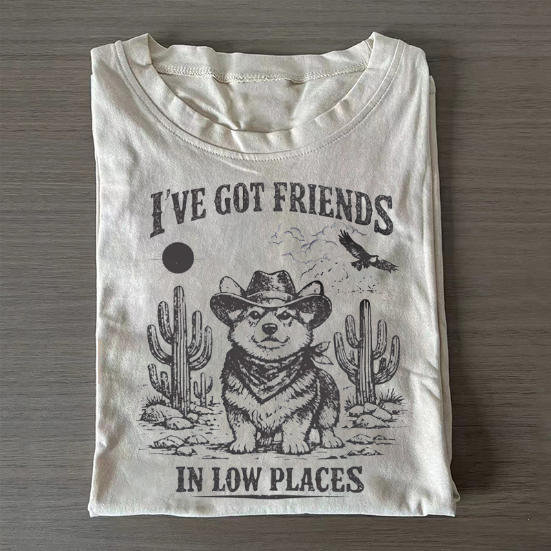 Funny Retro Corgi T-shirt
