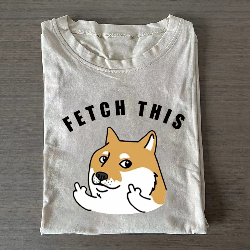 Sassy Shiba Dog With Middle Finger T-shirt
