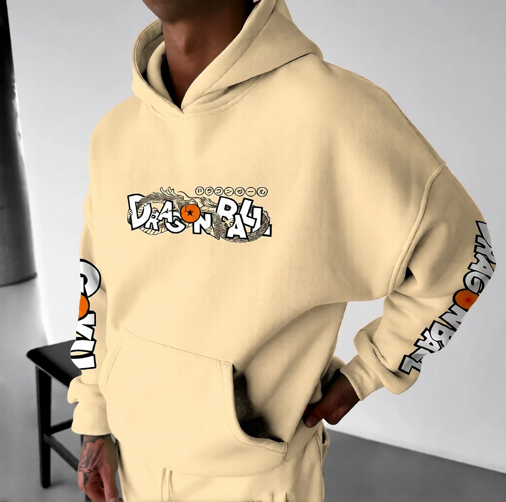Unisex Anime Print Casual Oversized Hoodie