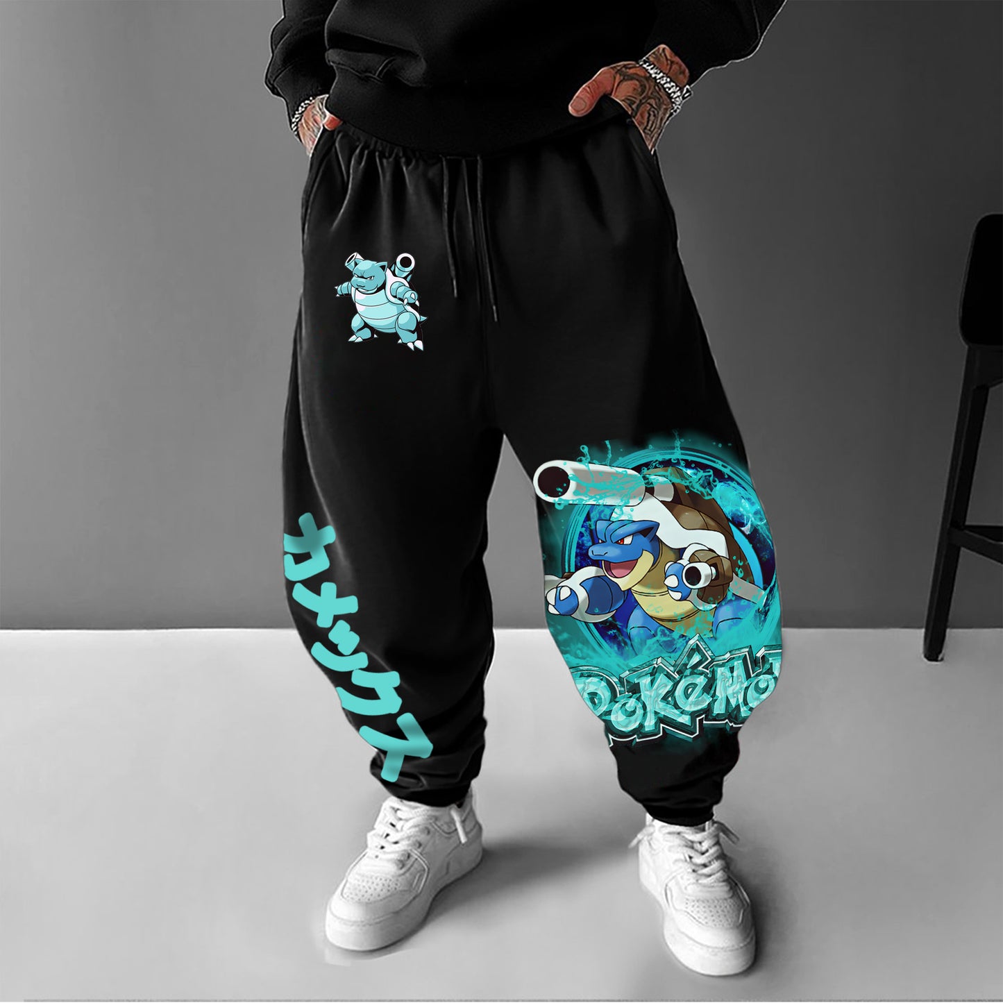 Pokémon Unisex Casual Anime Streetwear Pants