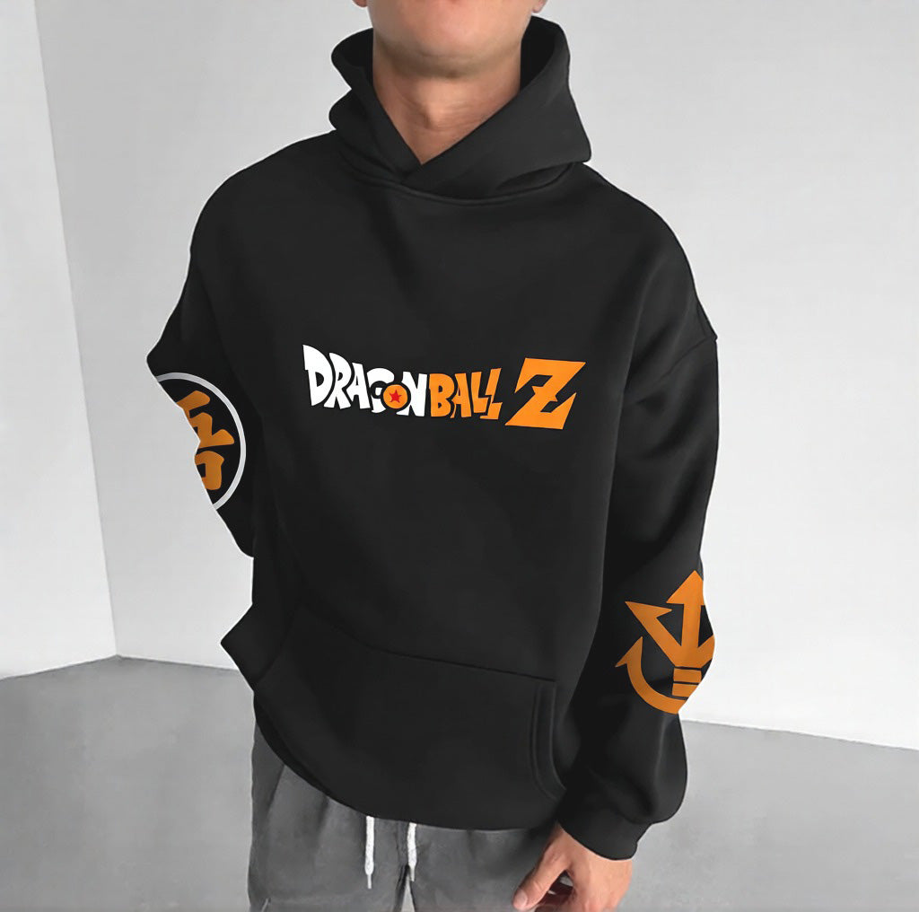 Unisex Anime Print Casual Oversized Hoodie