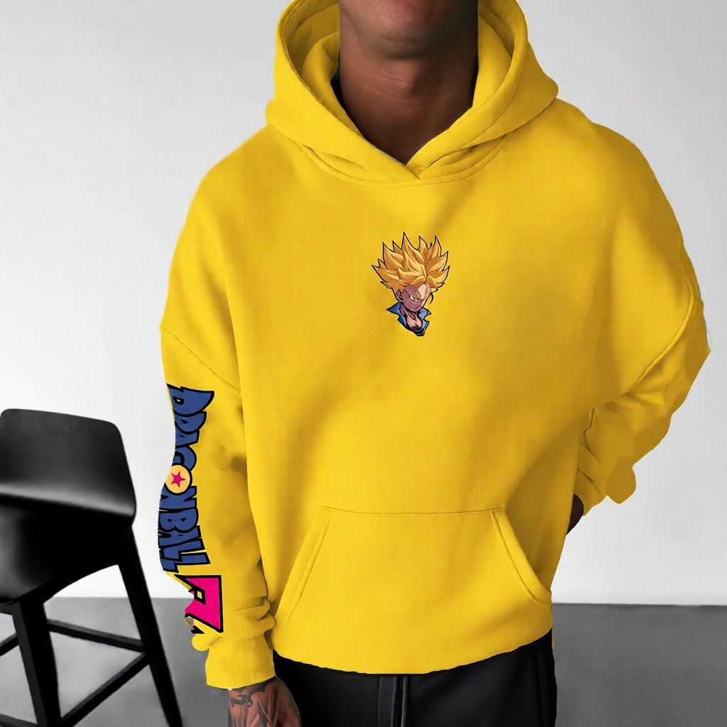 Unisex Anime Print Casual Oversized Hoodie