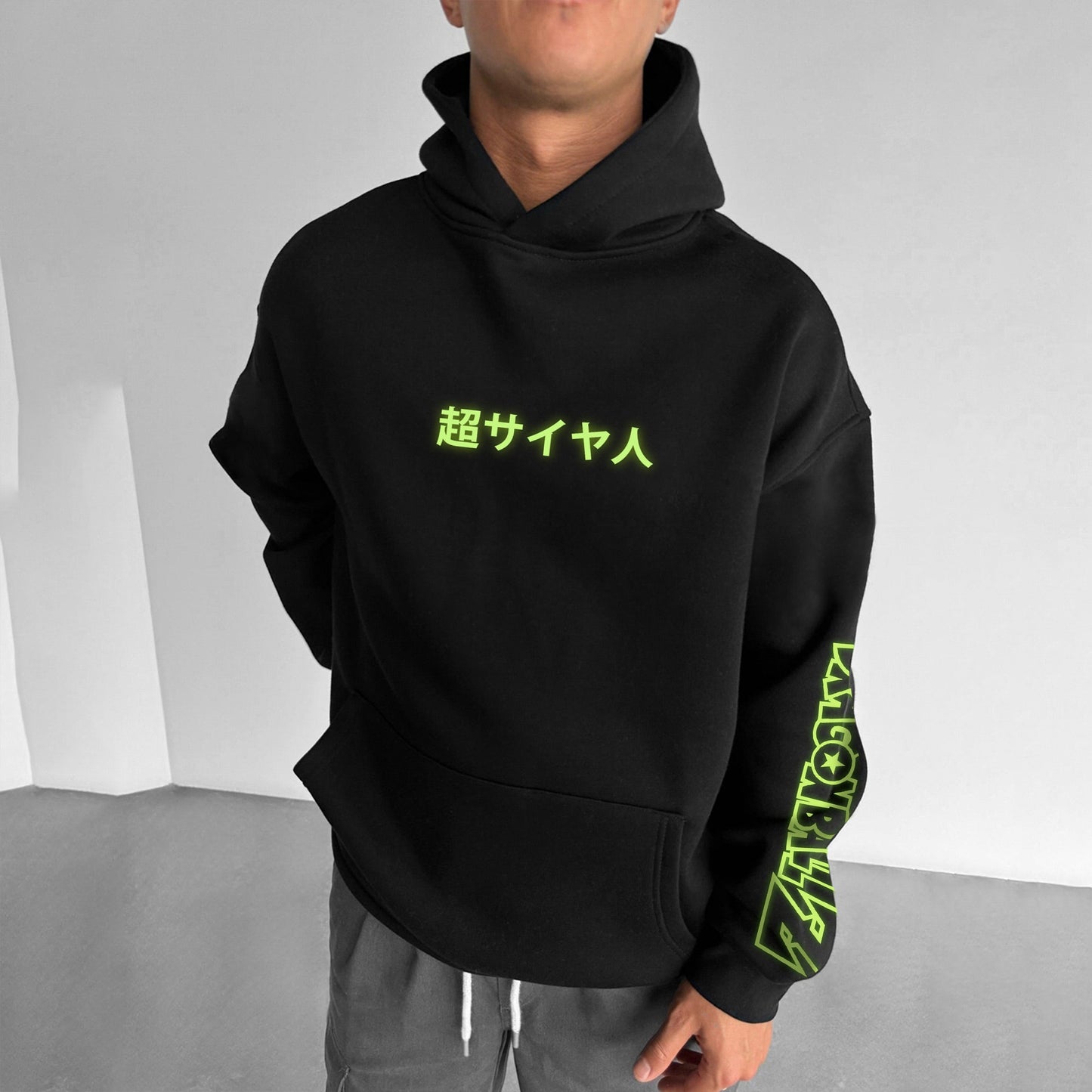 Unisex Anime Print Casual Oversized Hoodie