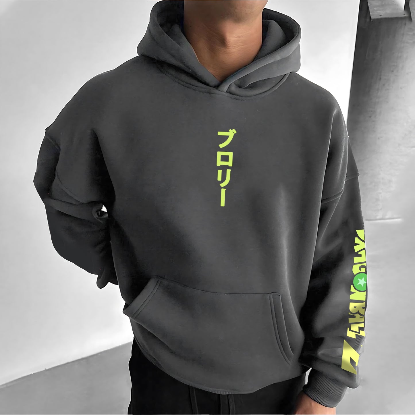 Unisex Anime Print Casual Oversized Hoodie