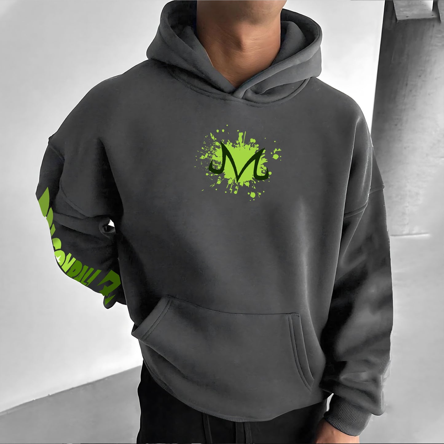Unisex Anime Print Casual Oversized Hoodie