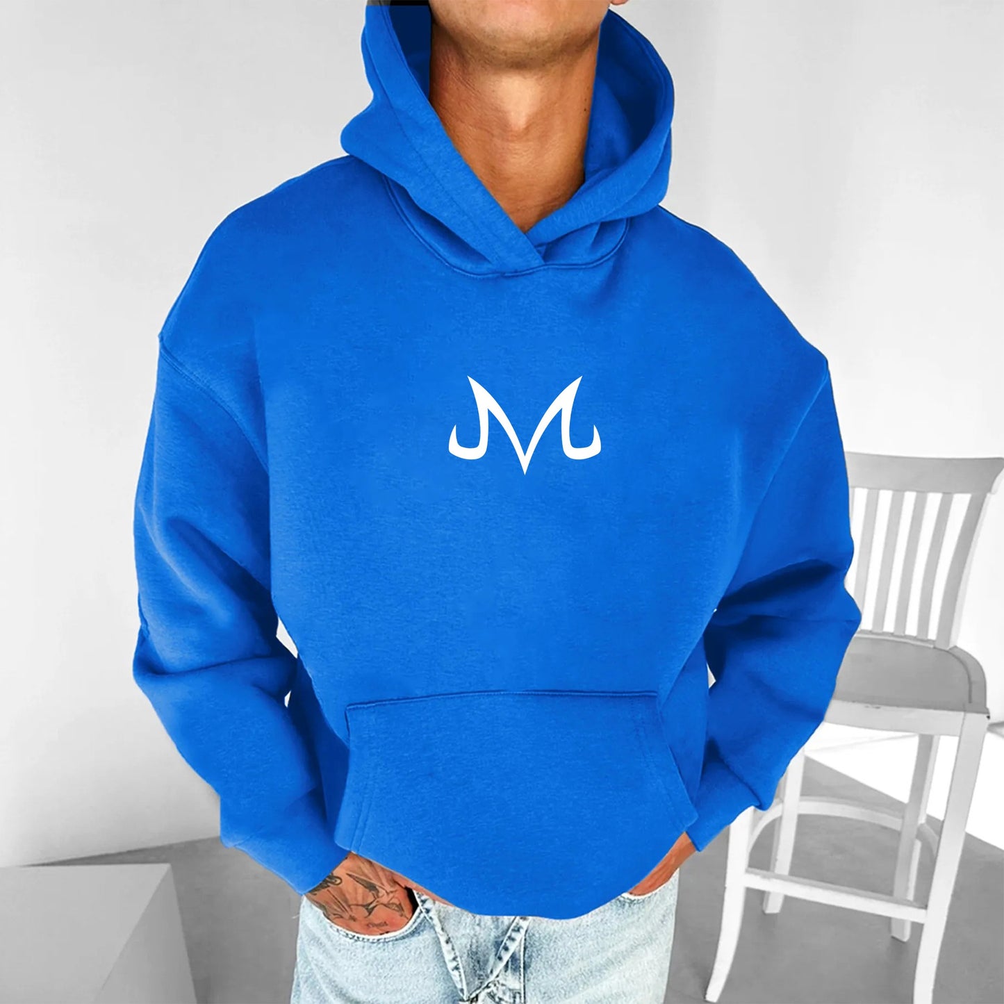 Unisex Anime Print Casual Oversized Hoodie