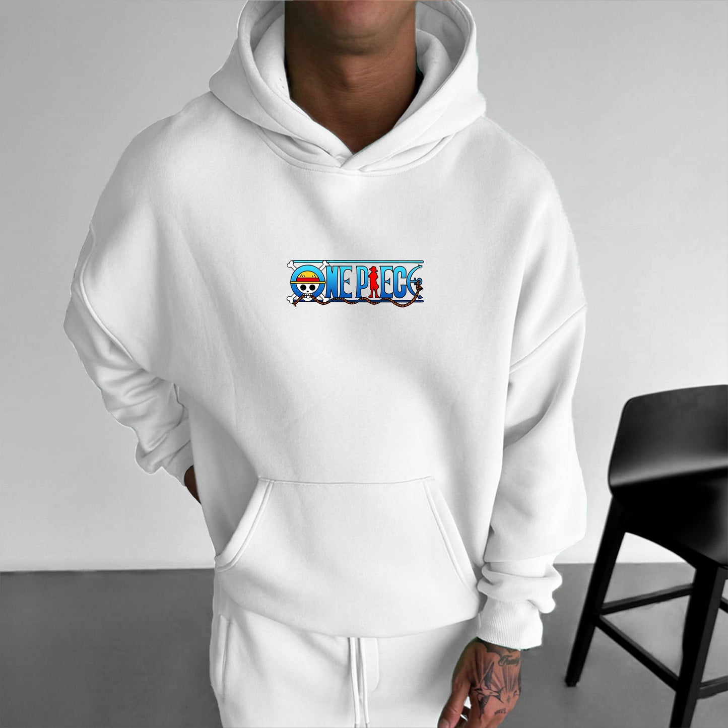 Unisex Oversized Anime Print Hoodie |