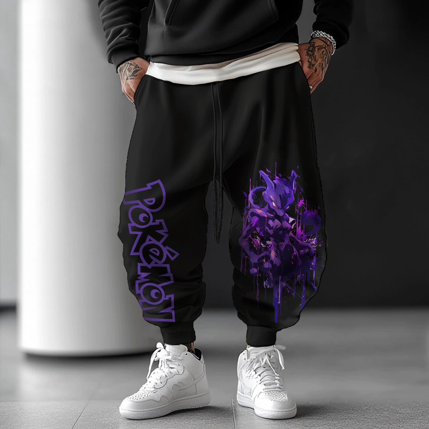 Pokémon Unisex Casual Anime Streetwear Pants