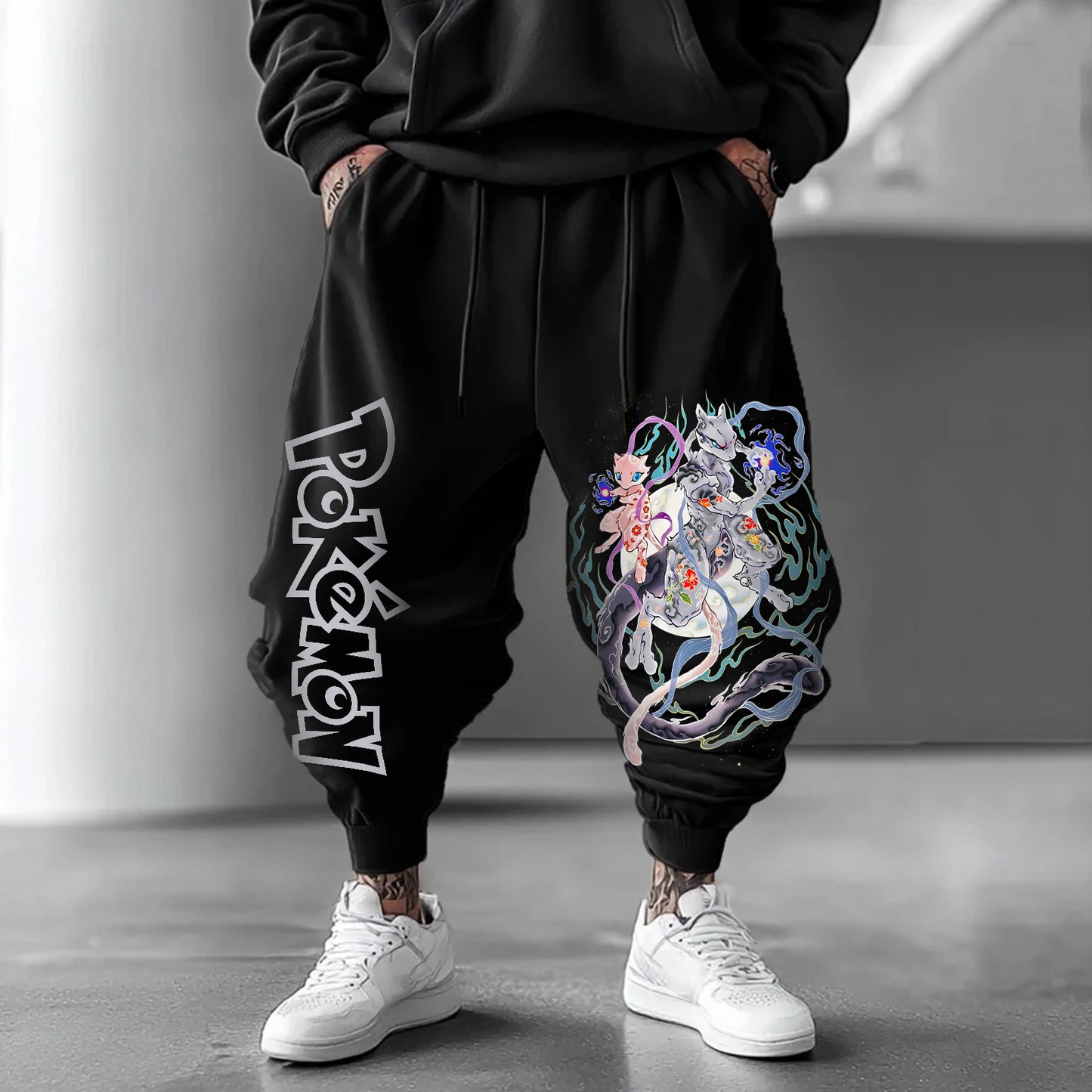 Pokémon Unisex Casual Anime Streetwear Pants