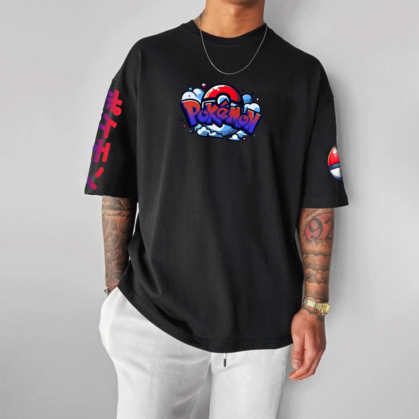 Pokémon Unisex Anime Inspired Vintage T-Shirt