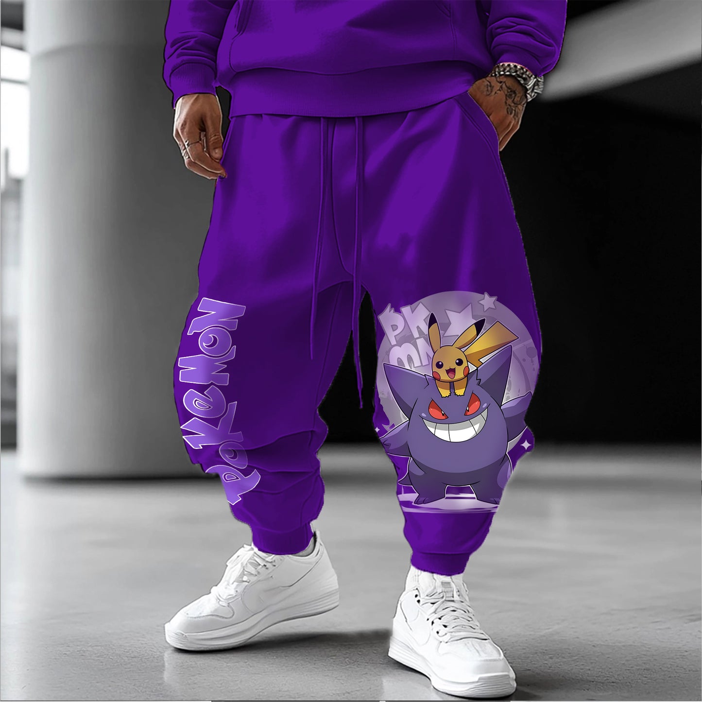 Pokémon Unisex Casual Anime Streetwear Pants