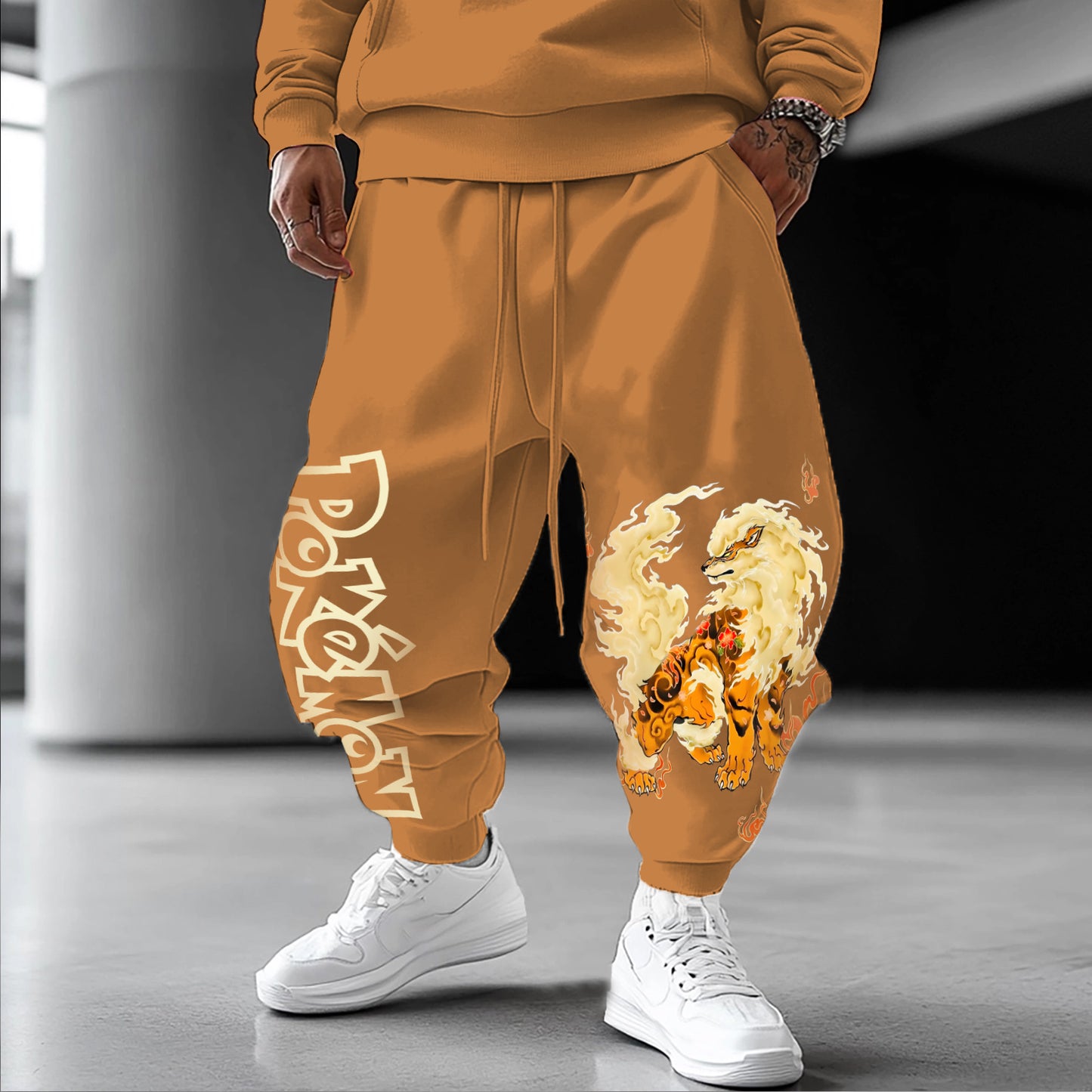 Pokémon Unisex Casual Anime Streetwear Pants