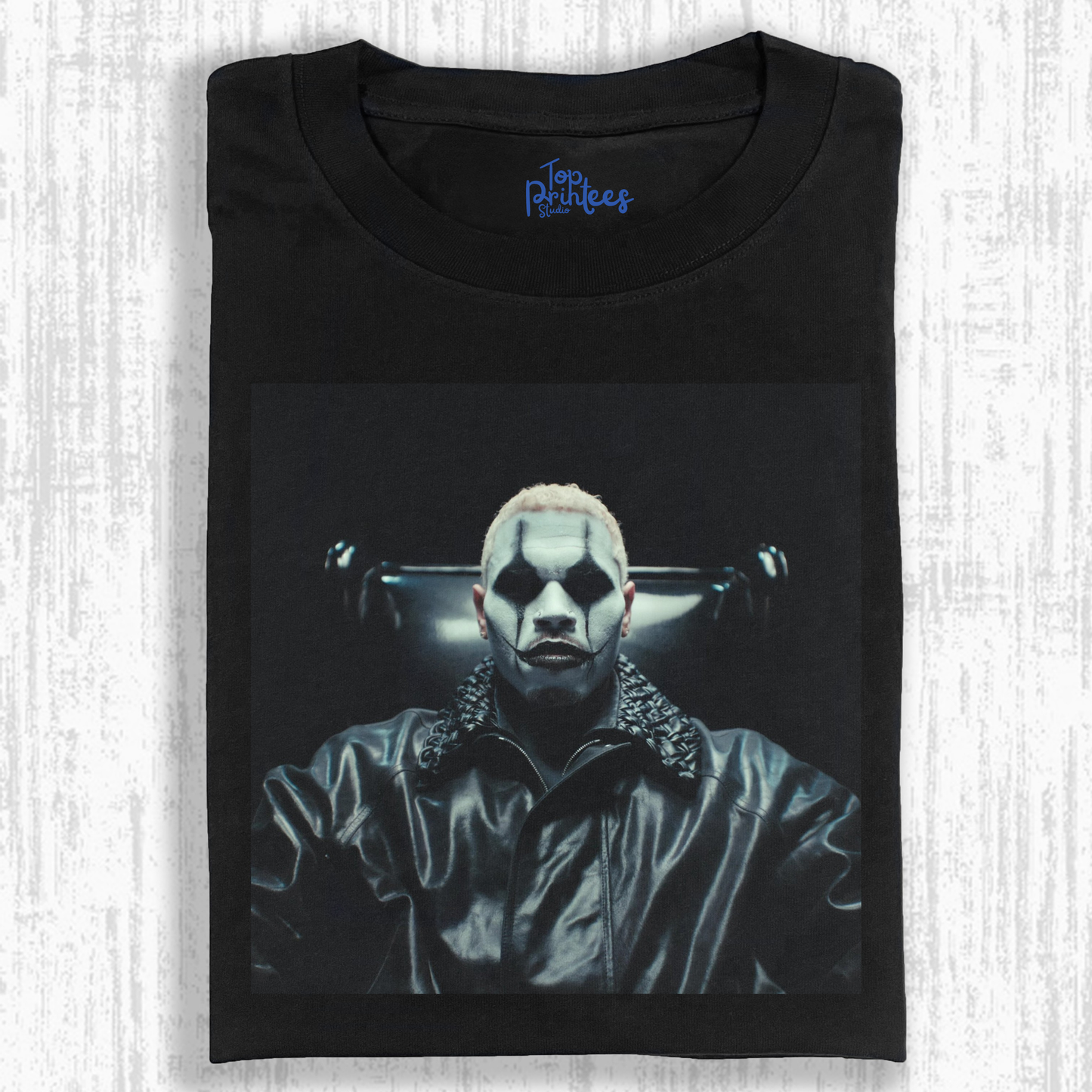 Vintage Washed Graphic T-Shirt – For the Moment & CHRIS BROWN