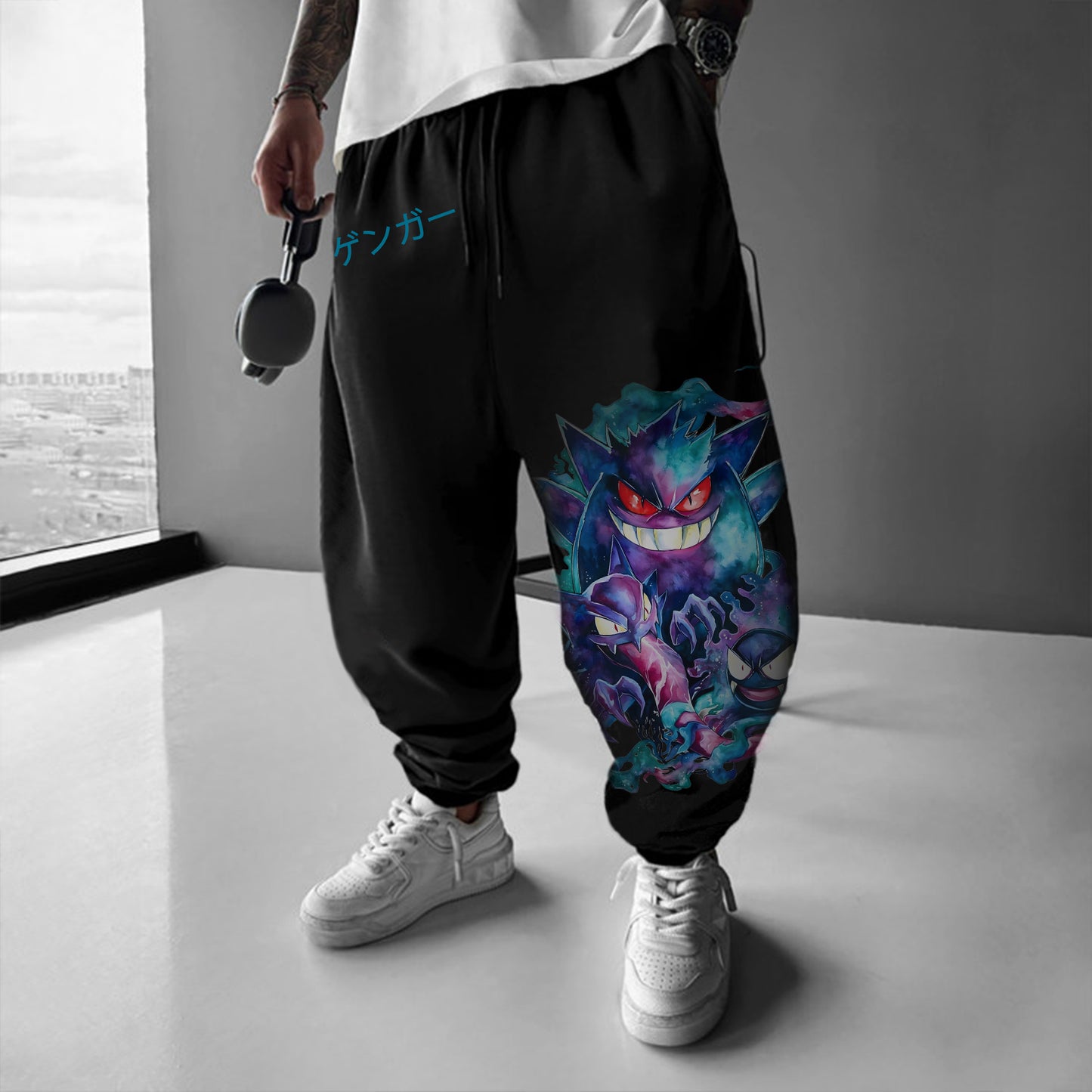 Pokémon Unisex Casual Anime Streetwear Pants