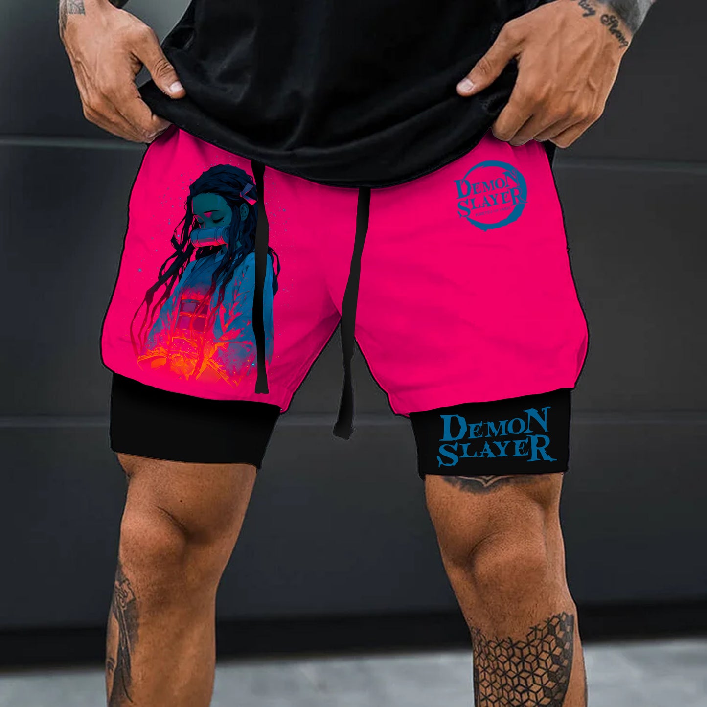 Unisex “Demon Slayer” Casual Anime Streetwear Shorts