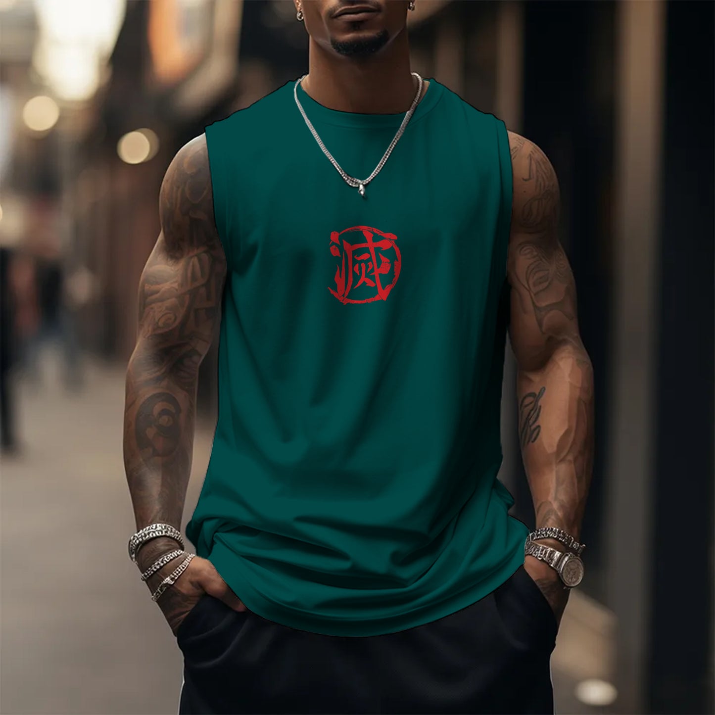 Unisex “Demon Slayer” Casual Anime Tank Top