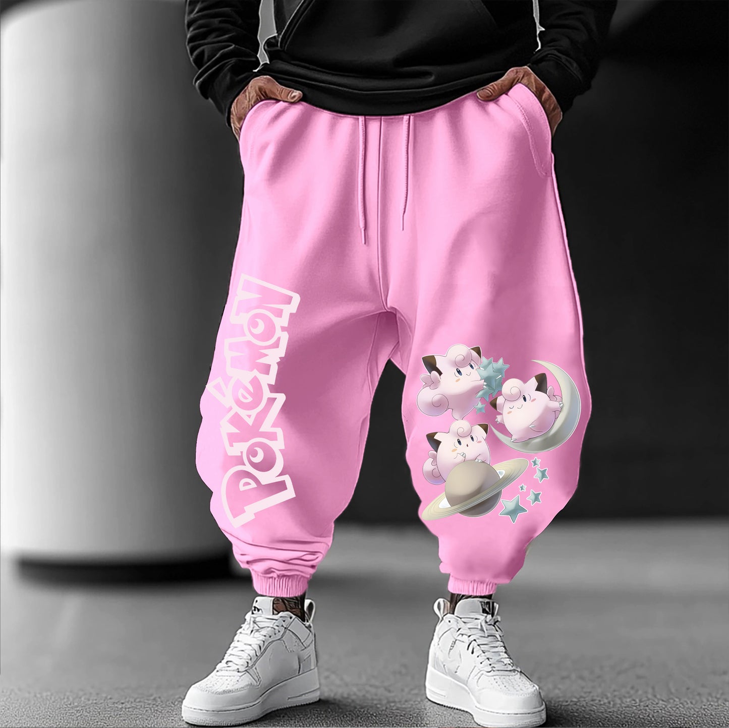 Pokémon Unisex Casual Anime Streetwear Pants
