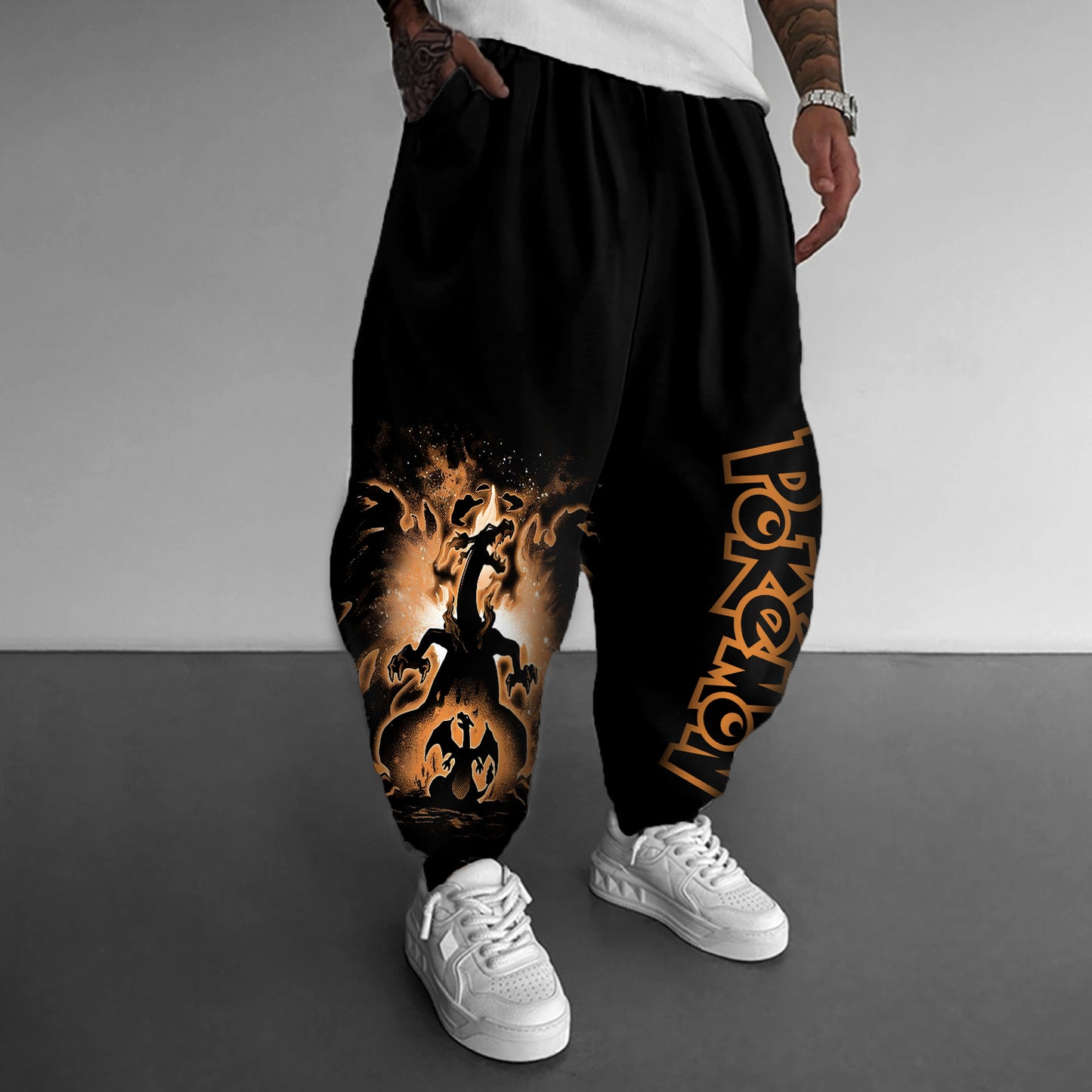 Pokémon Unisex Casual Anime Streetwear Pants