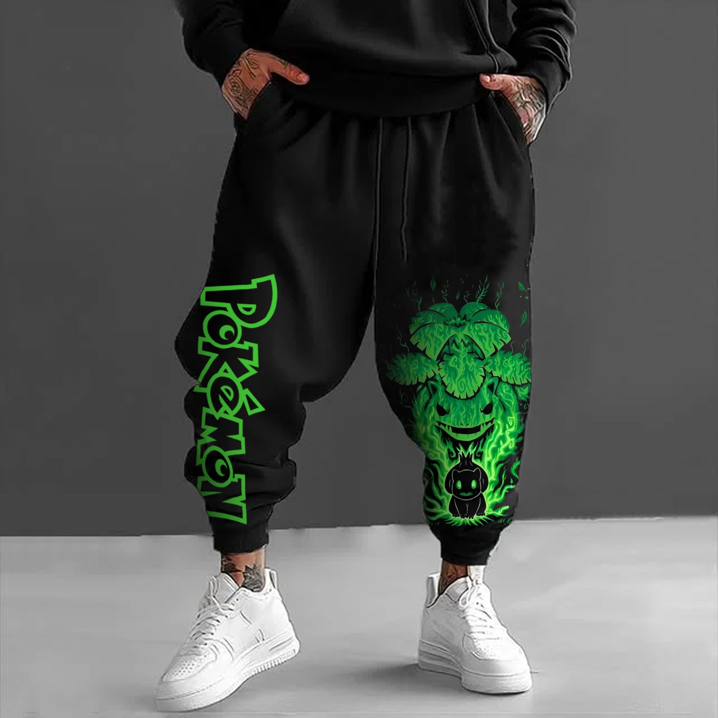Pokémon Unisex Casual Anime Streetwear Pants