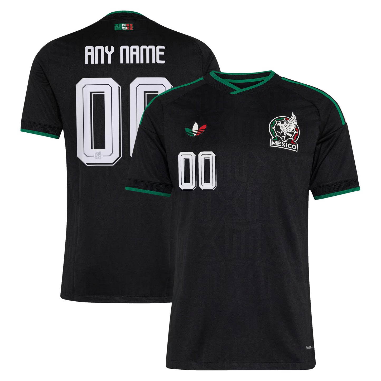Mexico National Team 2026 On-Field Custom Jersey - Black