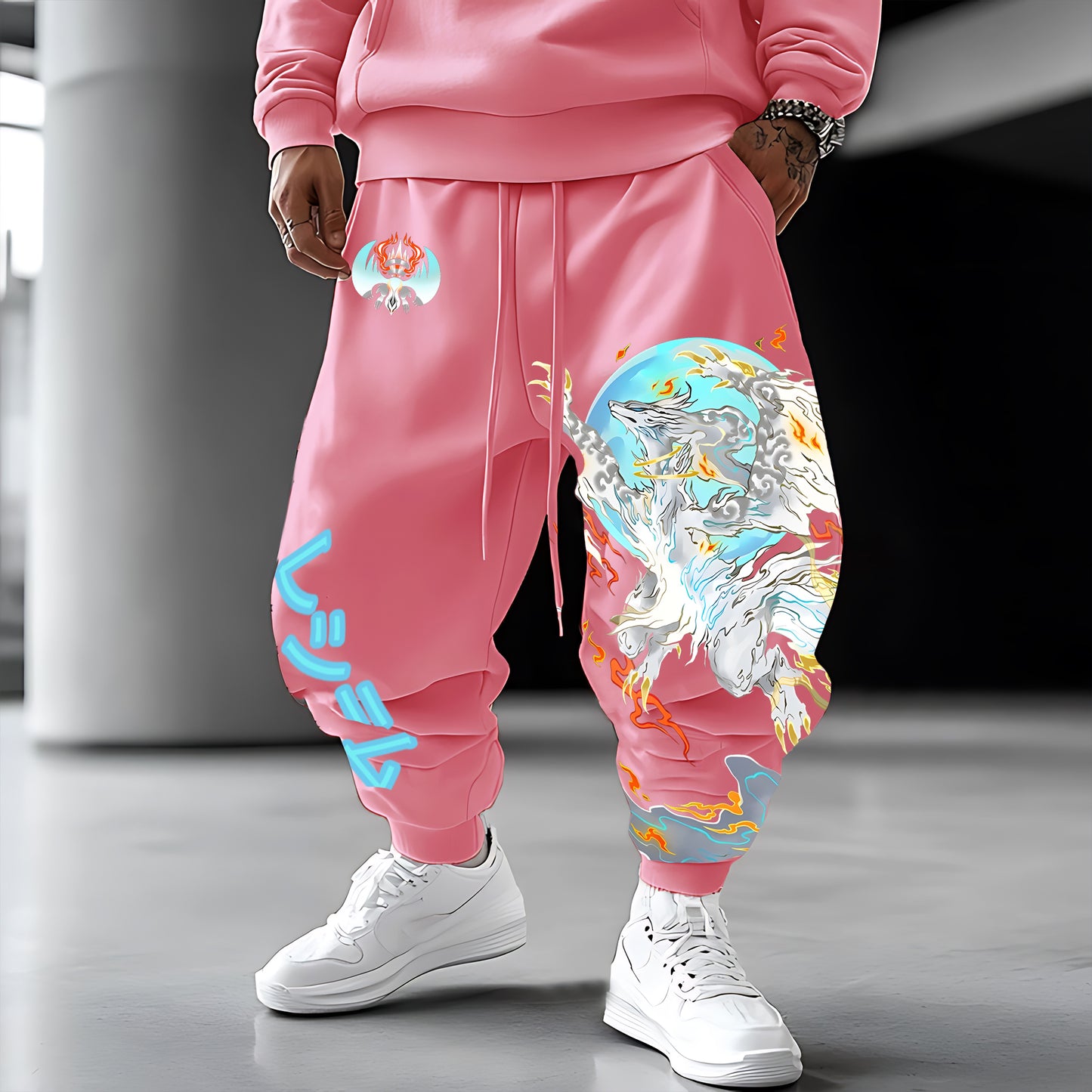 Pokémon Unisex Casual Anime Streetwear Pants