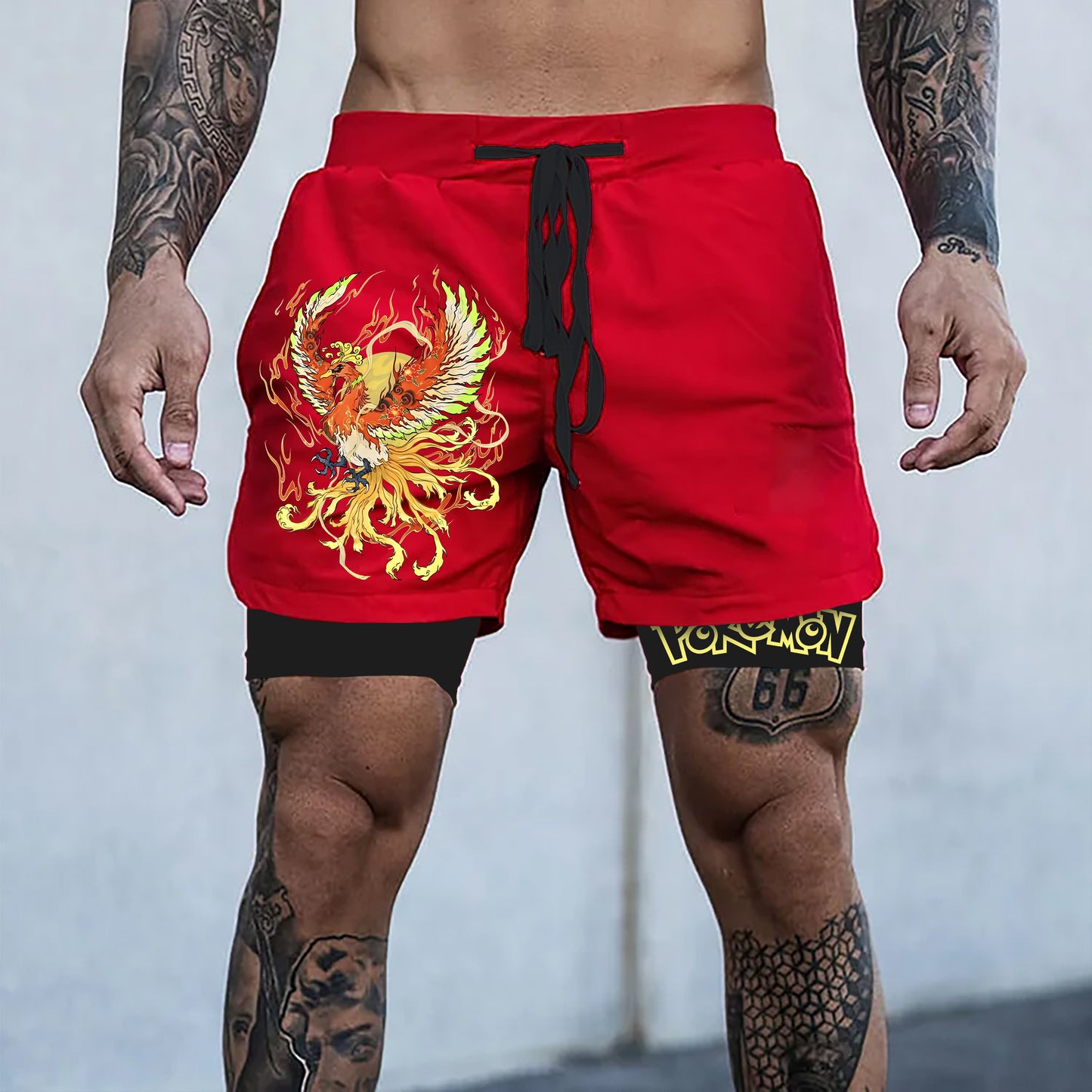 Pokémon Unisex Casual Anime Streetwear Shorts