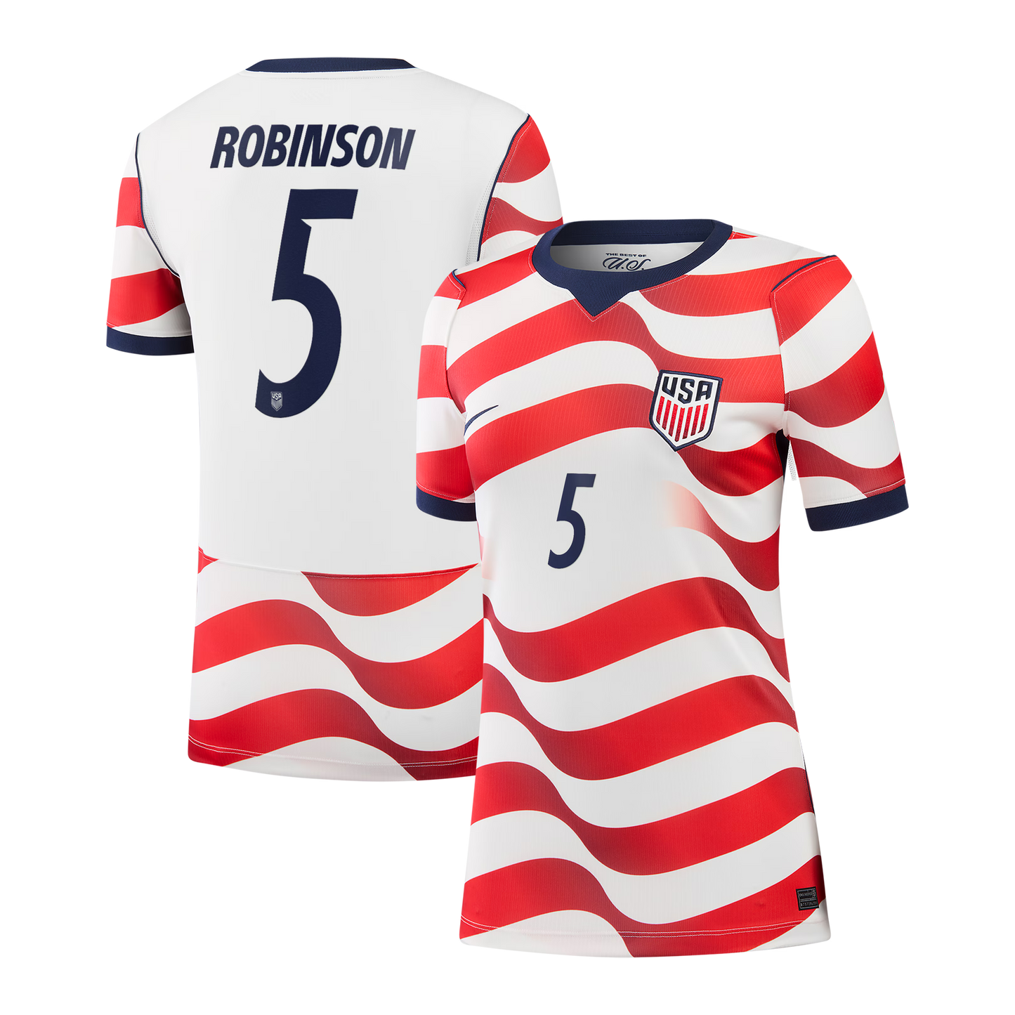 Antonee Robinson USMNT Women's 2026 Home Stadium Replica Jersey - White