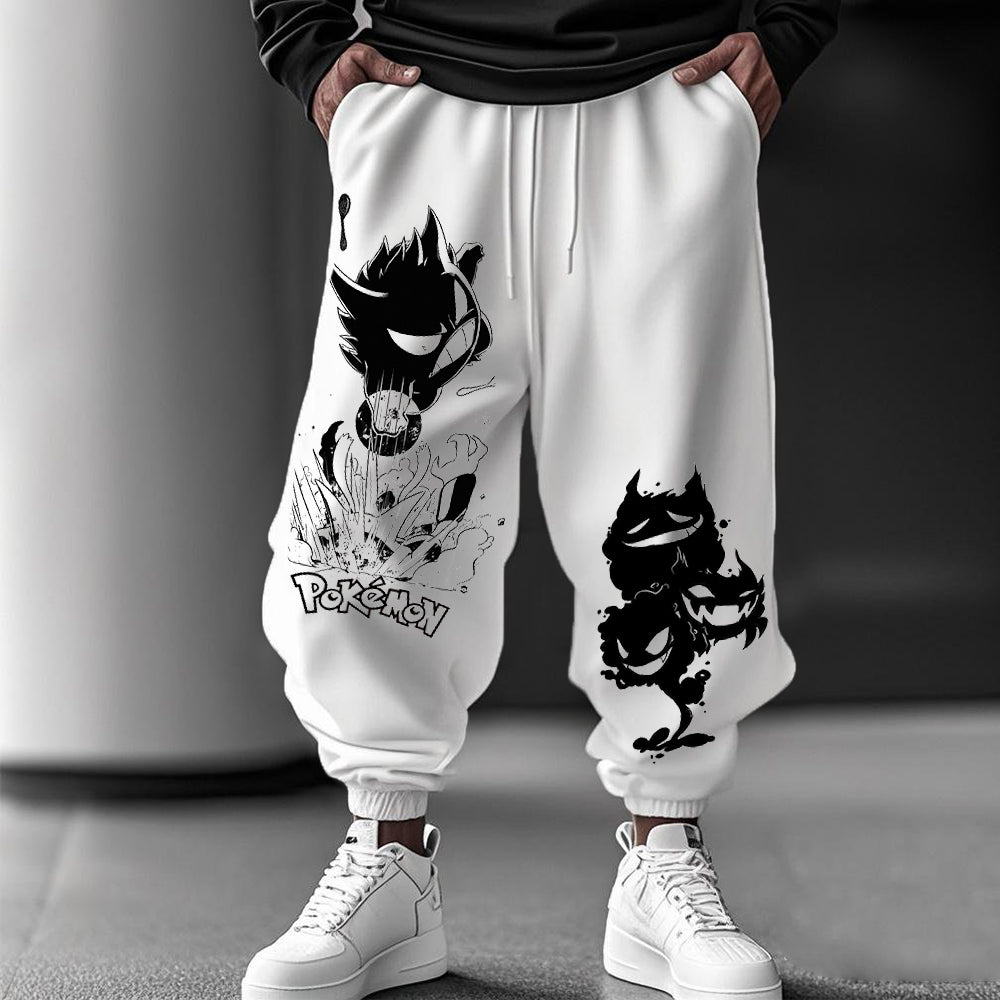 Pokémon personalized print casual trousers
