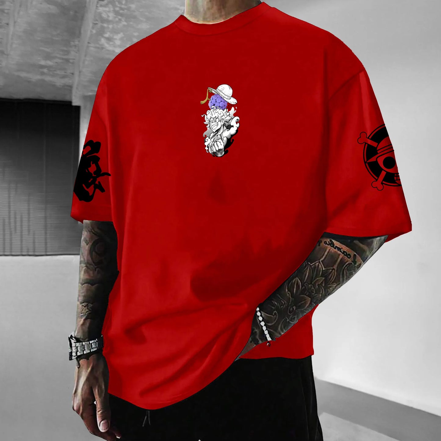 Unisex Anime Inspired Vintage T-Shirt
