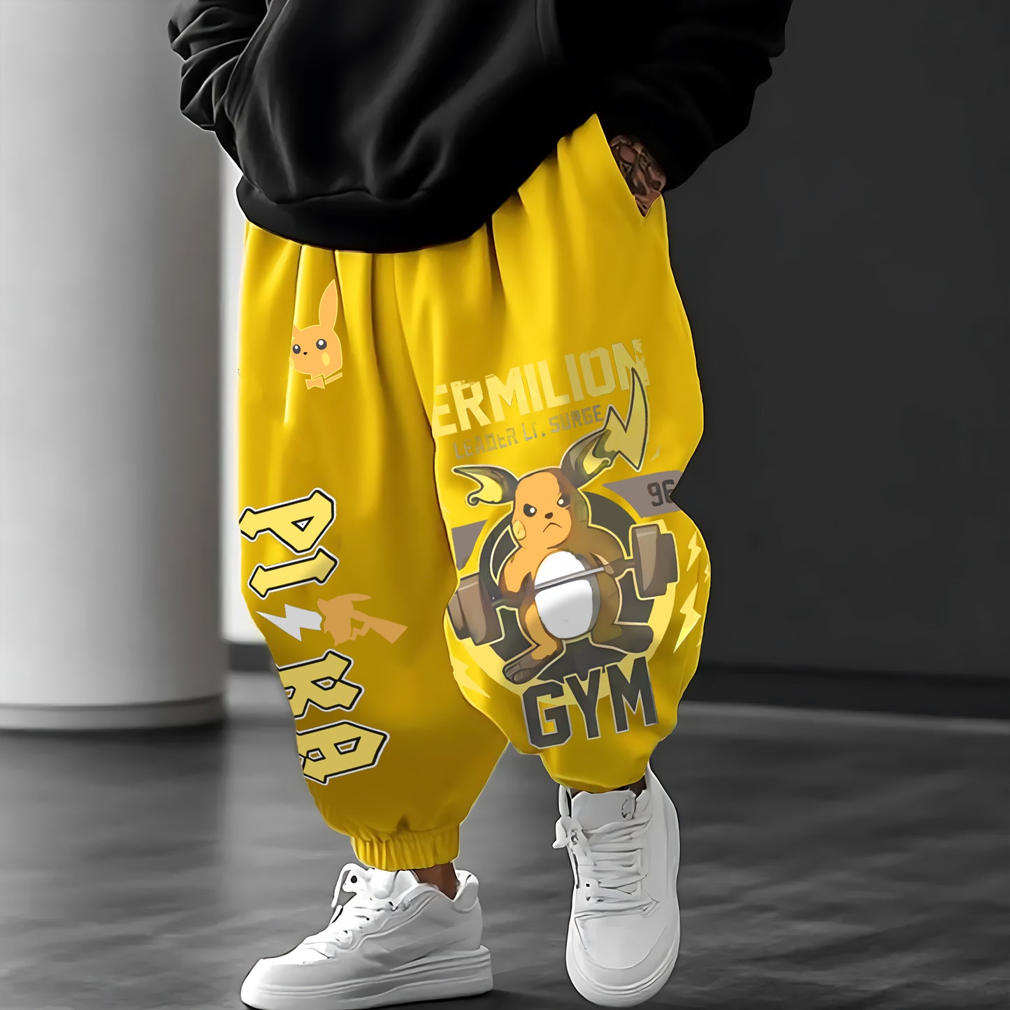 Pokémon Unisex Casual Anime Streetwear Pants