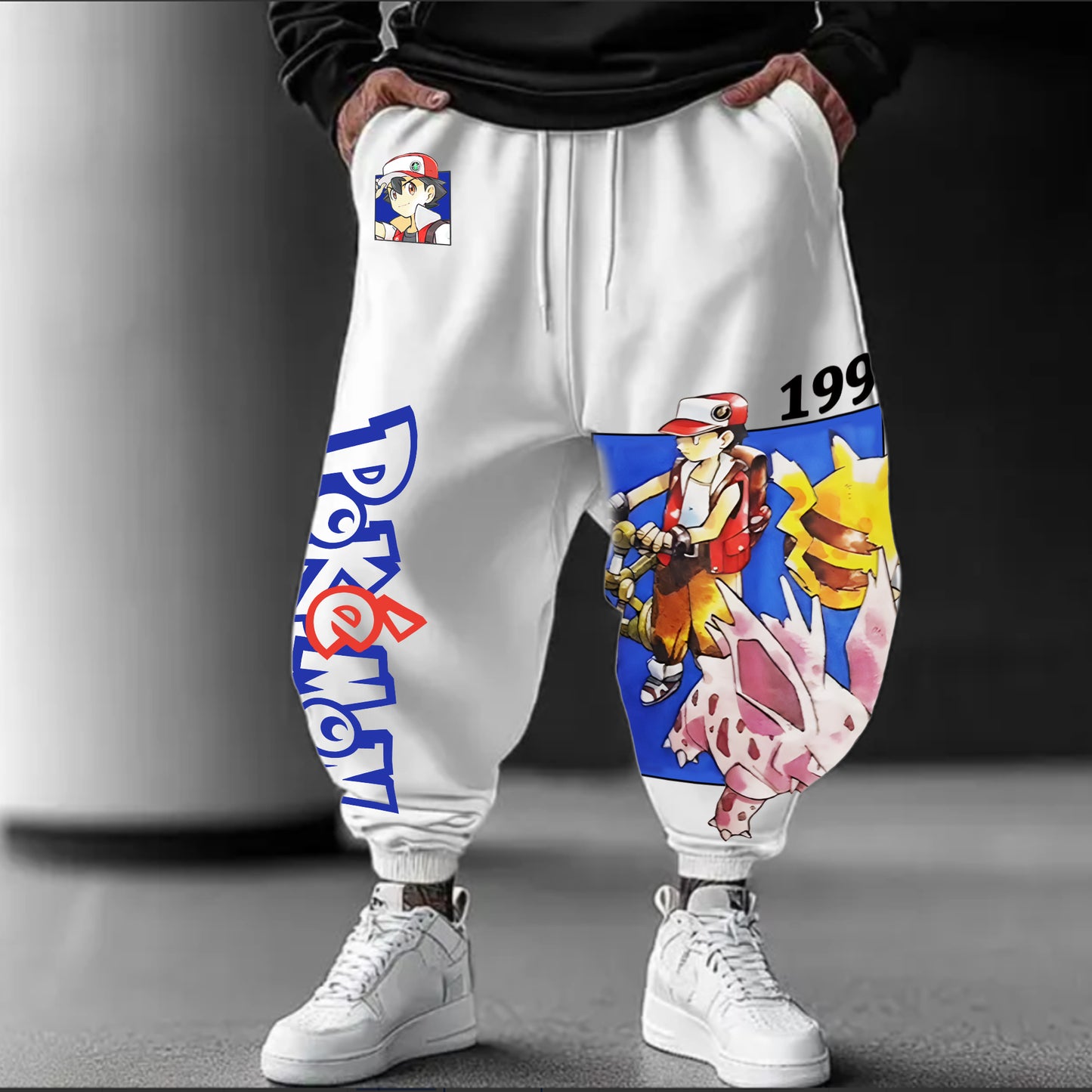 Pokémon Unisex Casual Anime Streetwear Pants