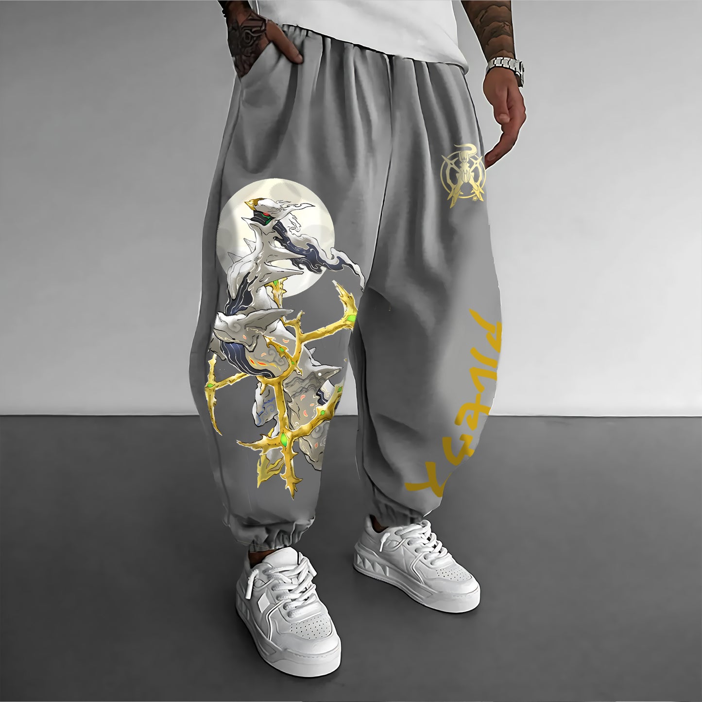 Pokémon Unisex Casual Anime Streetwear Pants