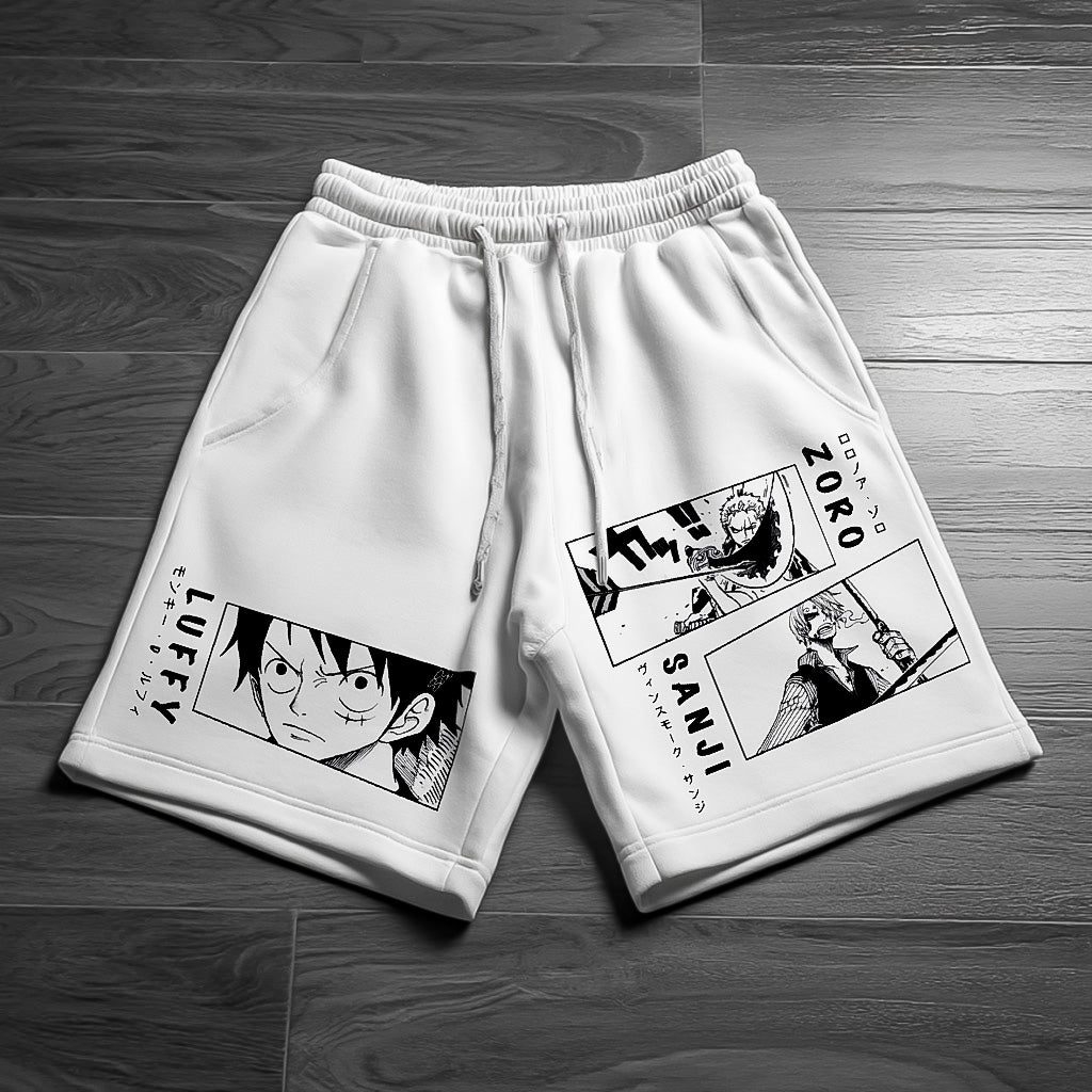 New And Trendy Anime Pattern Shorts For Spring And Summer