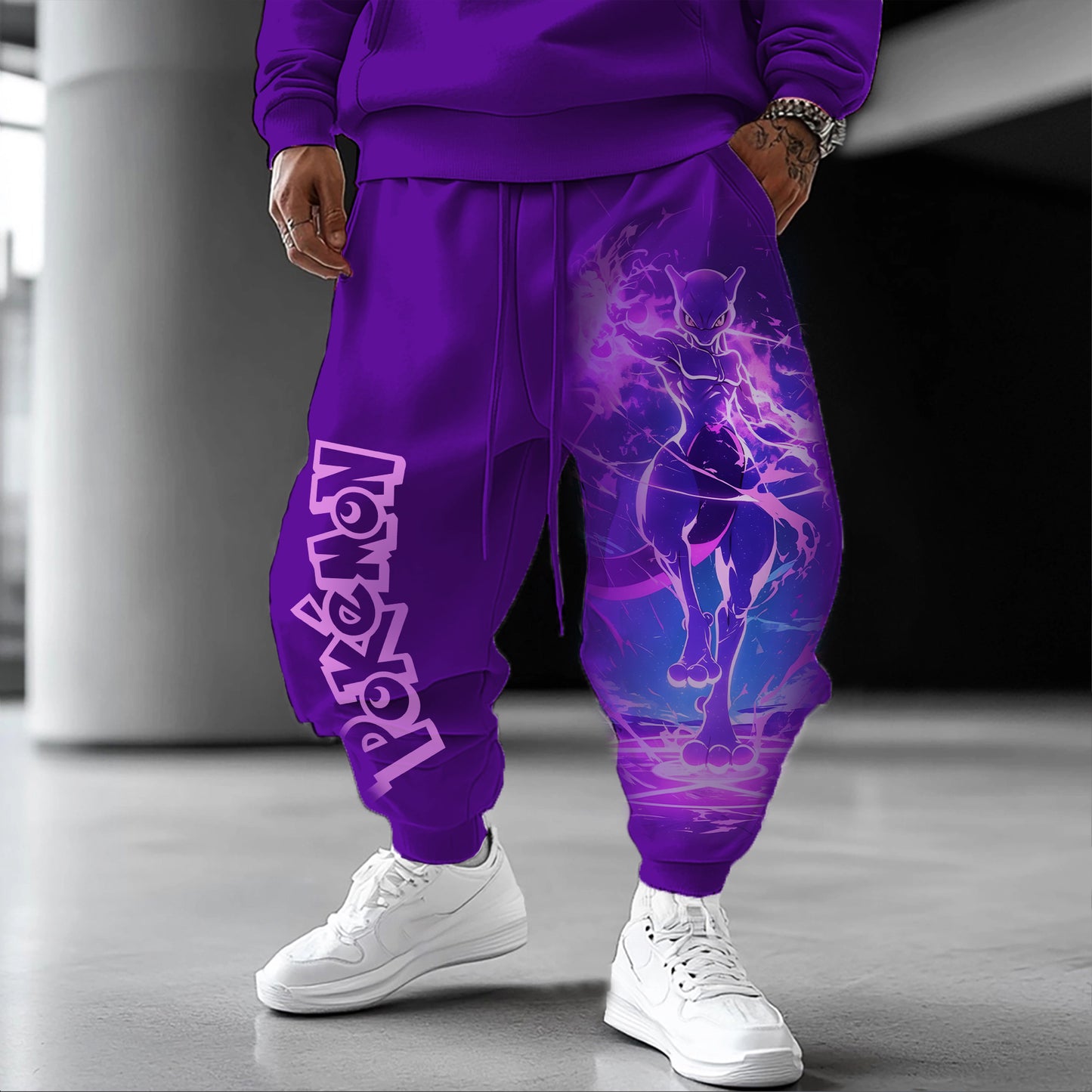 Pokémon Unisex Casual Anime Streetwear Pants
