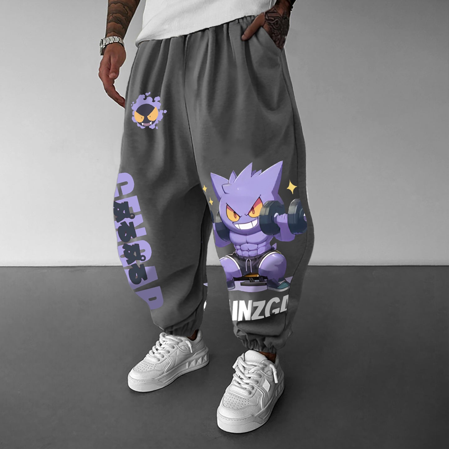 Pokémon Unisex Casual Anime Streetwear Pants