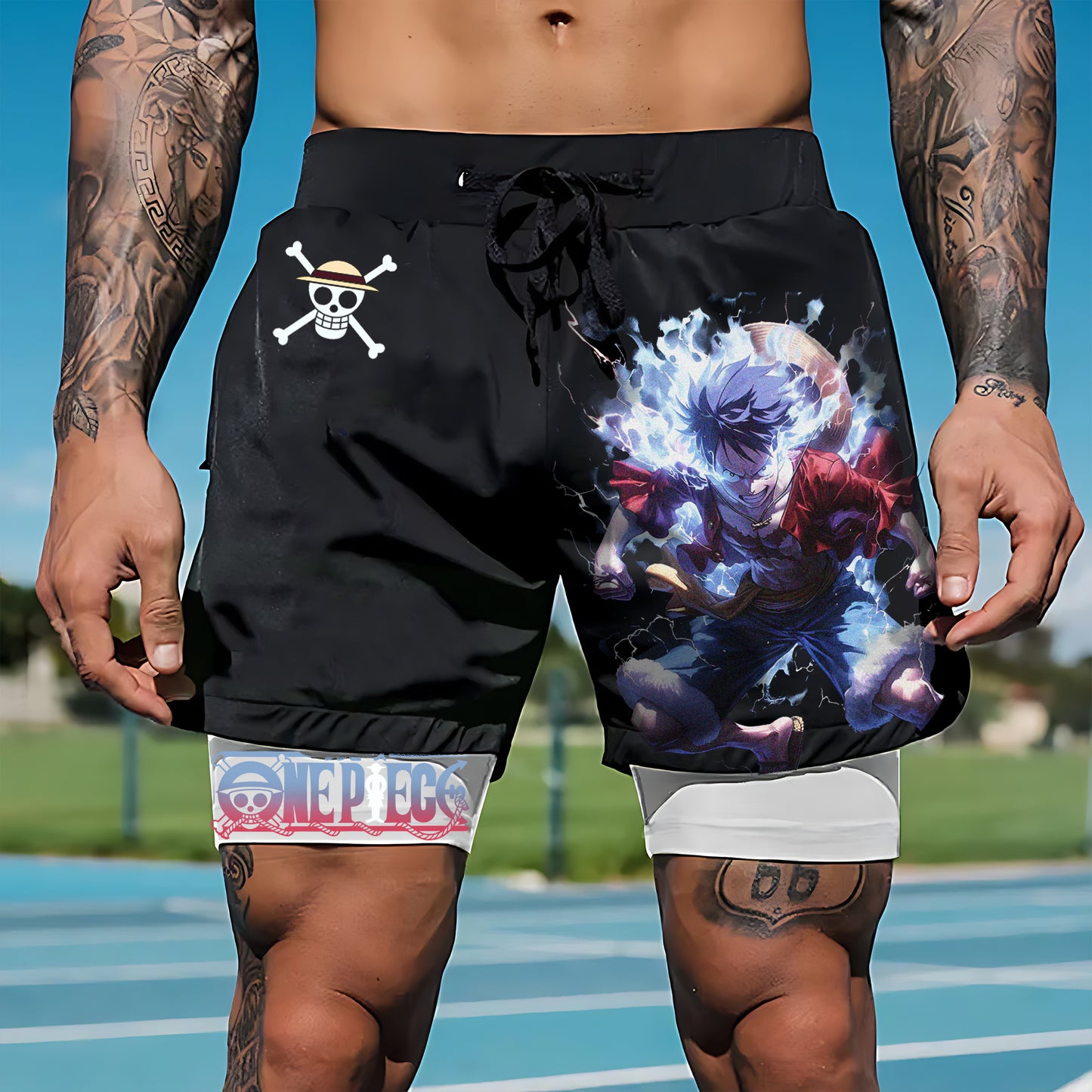 Unisex Casual Anime Streetwear Shorts