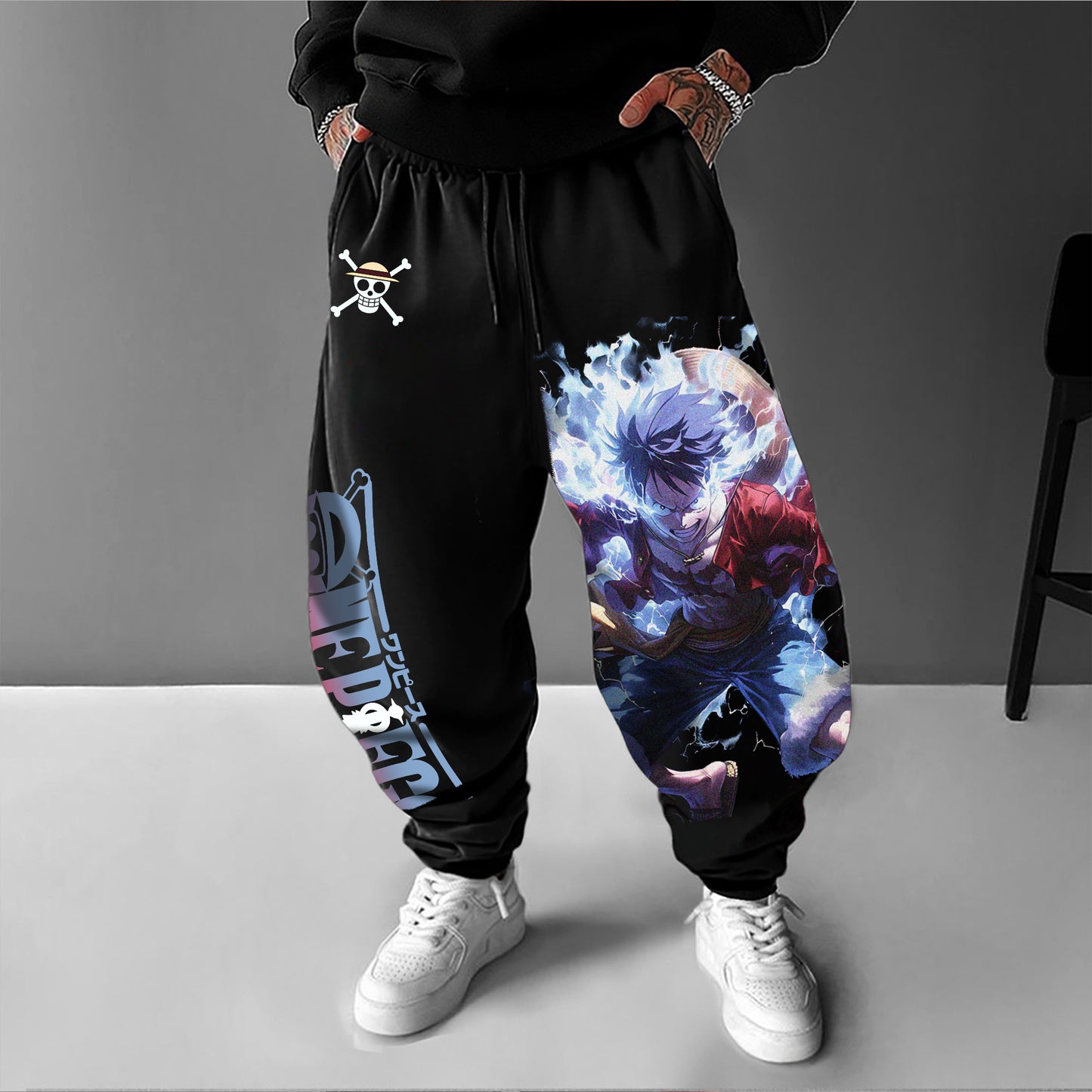 Unisex Anime Inspired Vintage Pants丨