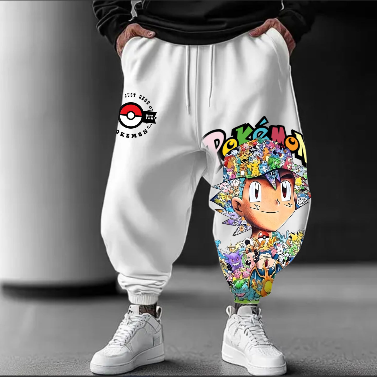 Pokémon Unisex Casual Anime Streetwear Pants