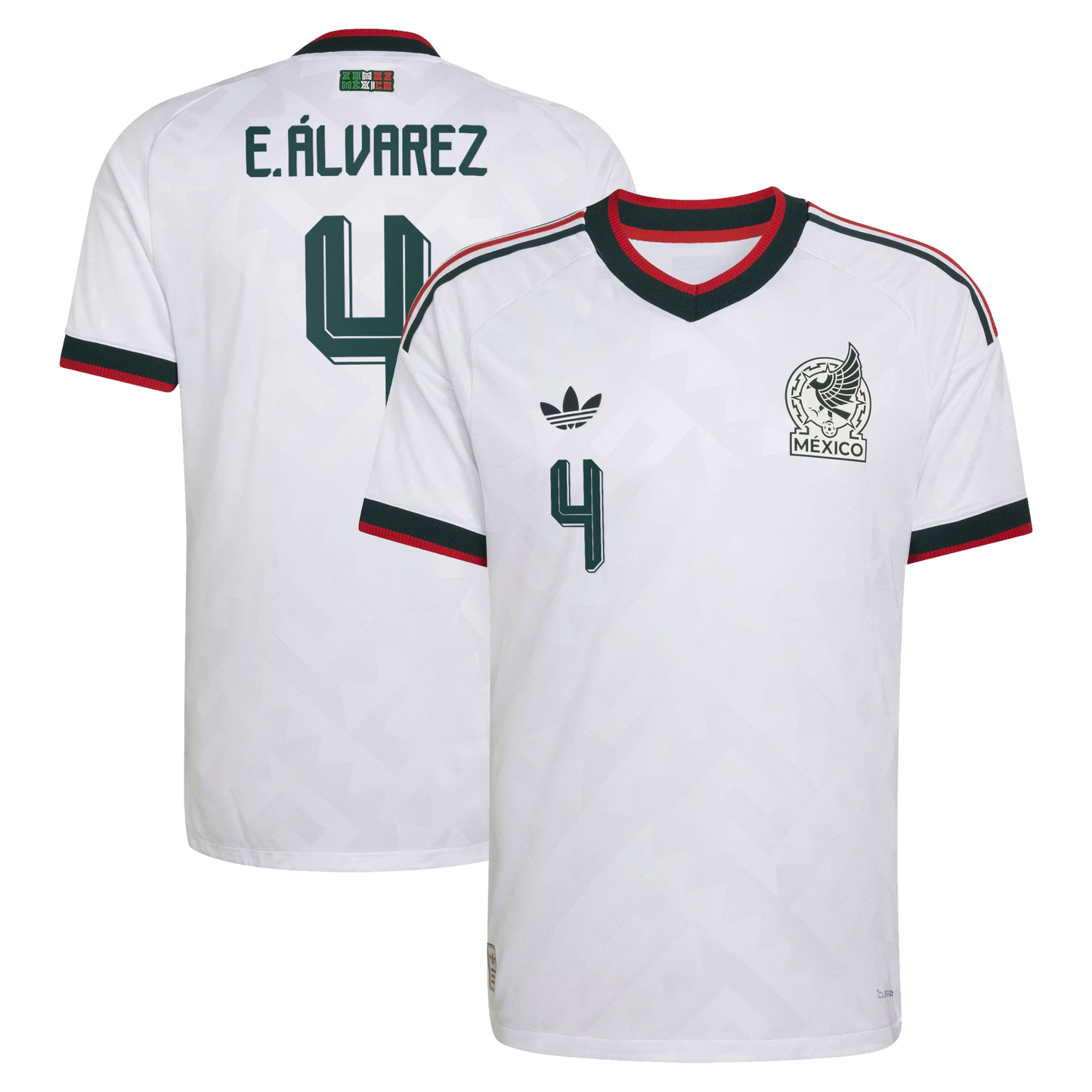 Edson Álvarez Mexico National Team 2026 Away On-Field Jersey - White