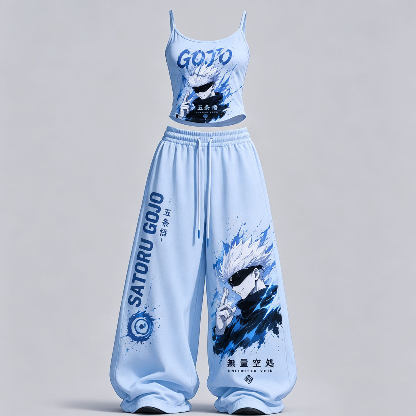 Jujutsu Kaisen Top&Elasticated Trousers Two-Piece Set