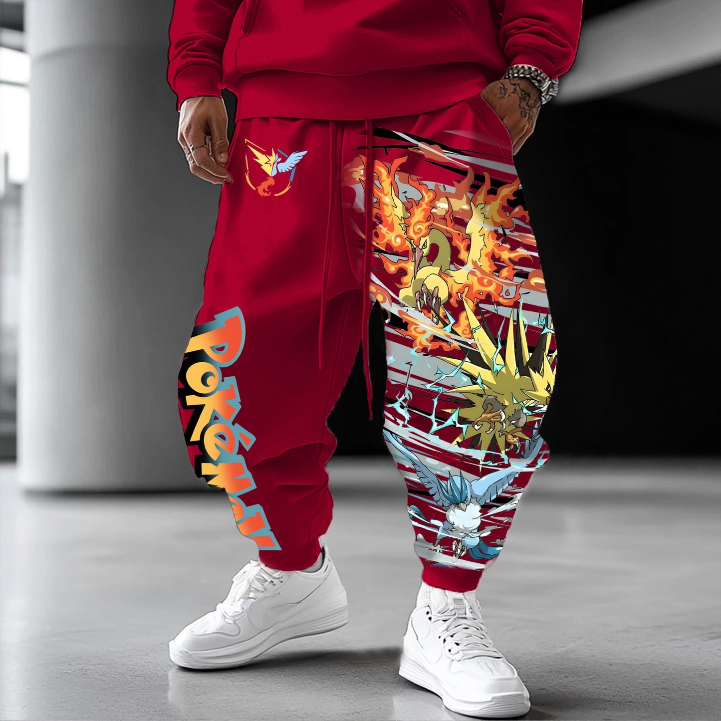 Pokémon Unisex Casual Anime Streetwear Pants