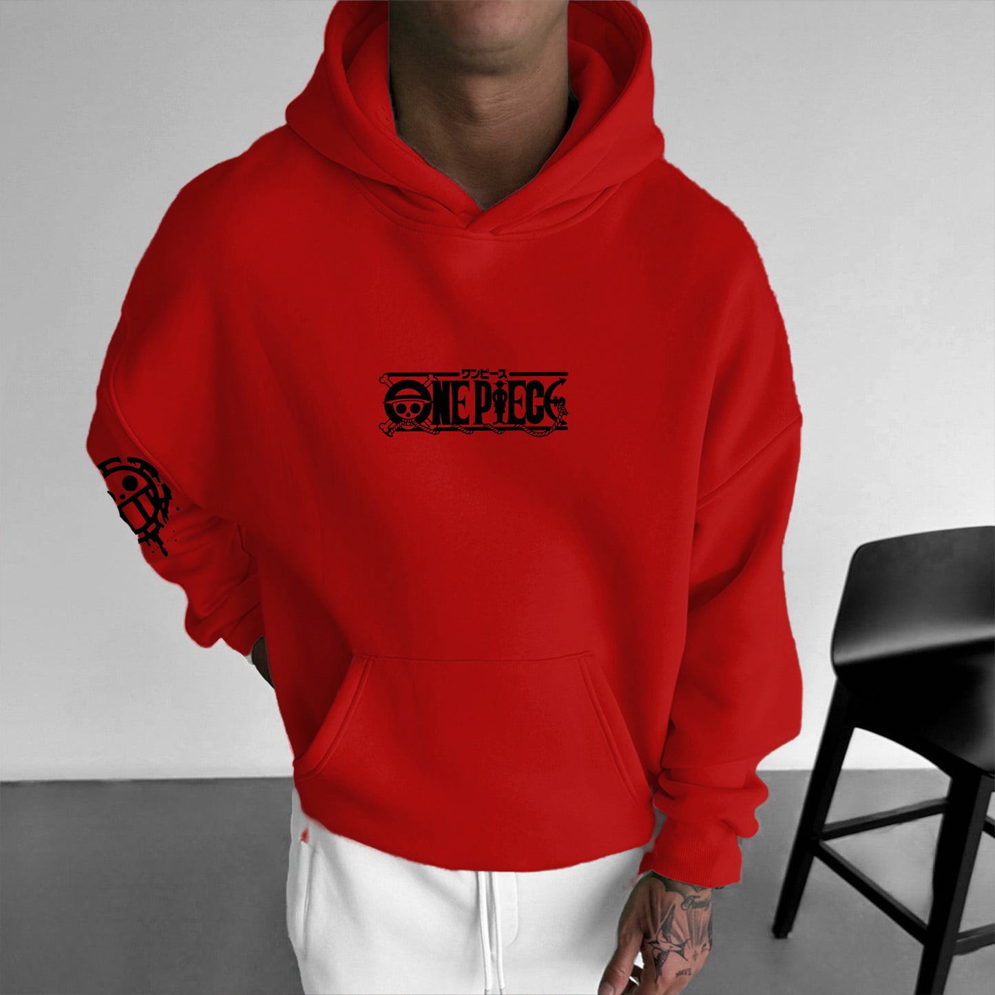 Unisex Anime Graphic Streetwear Vintage Hoodie